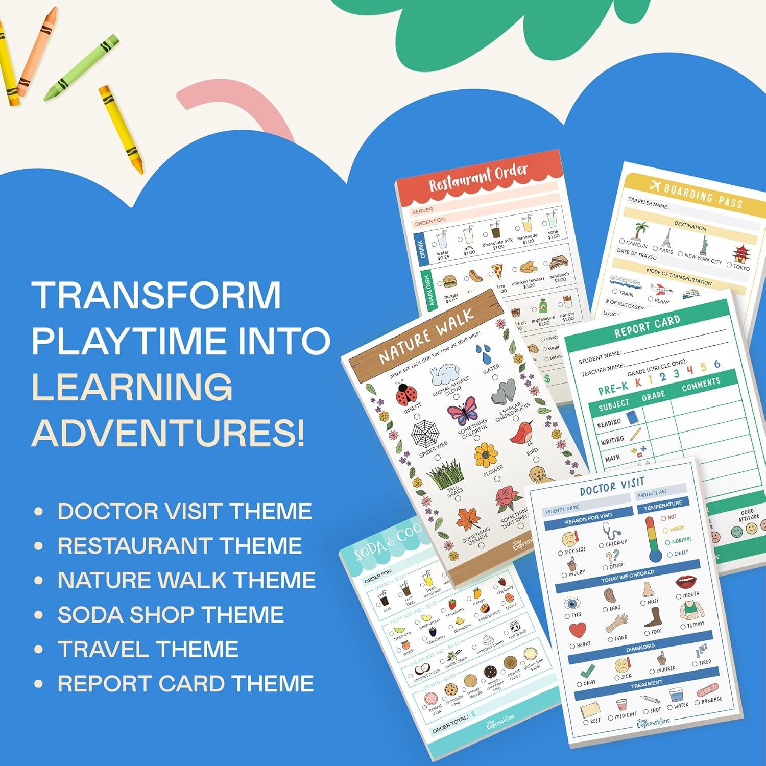 Bloc de Notas de Juego Pequeñas Expresiones - Paquete de 6