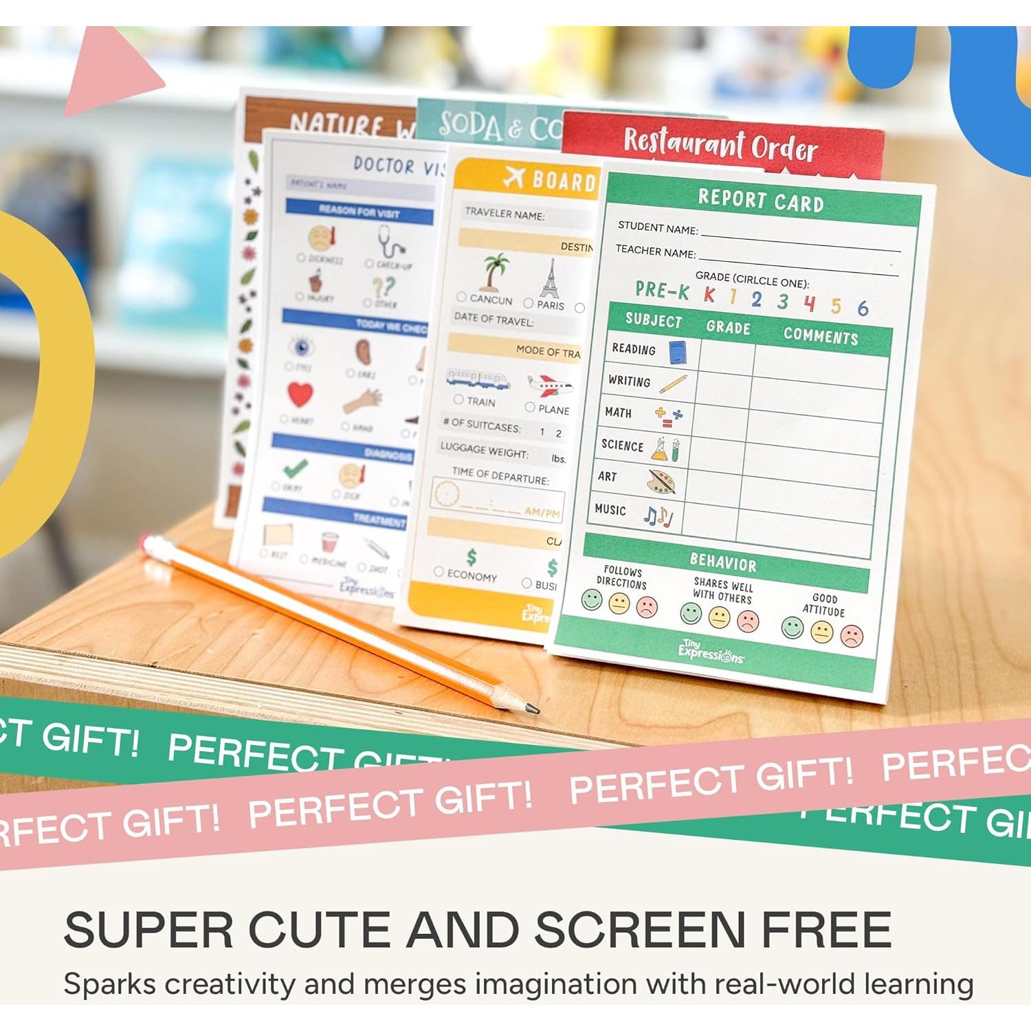 Bloc de Notas de Juego Pequeñas Expresiones - Paquete de 6