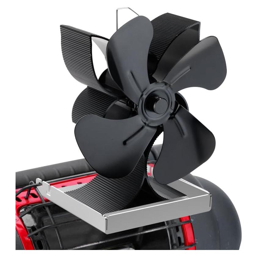 Ventilador de Estufa de Leña Miaton 4 Palas Eficiente y Silencioso