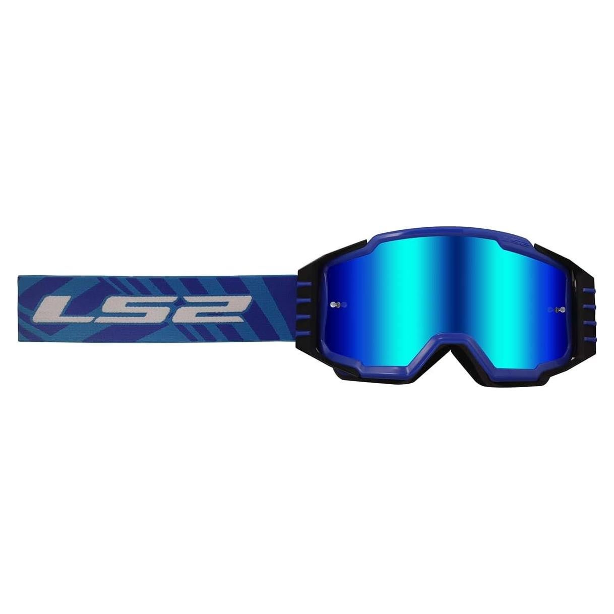 Gafas de motociclismo LS2 Charger Pro OTG Azul Iridiscente