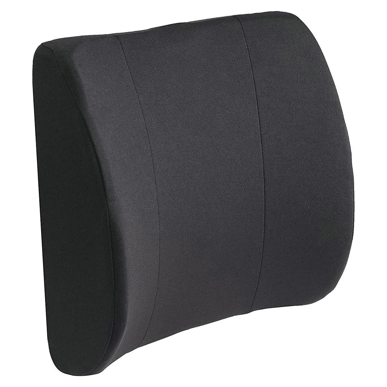 Cojín Lumbar DMI Espuma Viscoelástica Negro 35.56x33.02cm