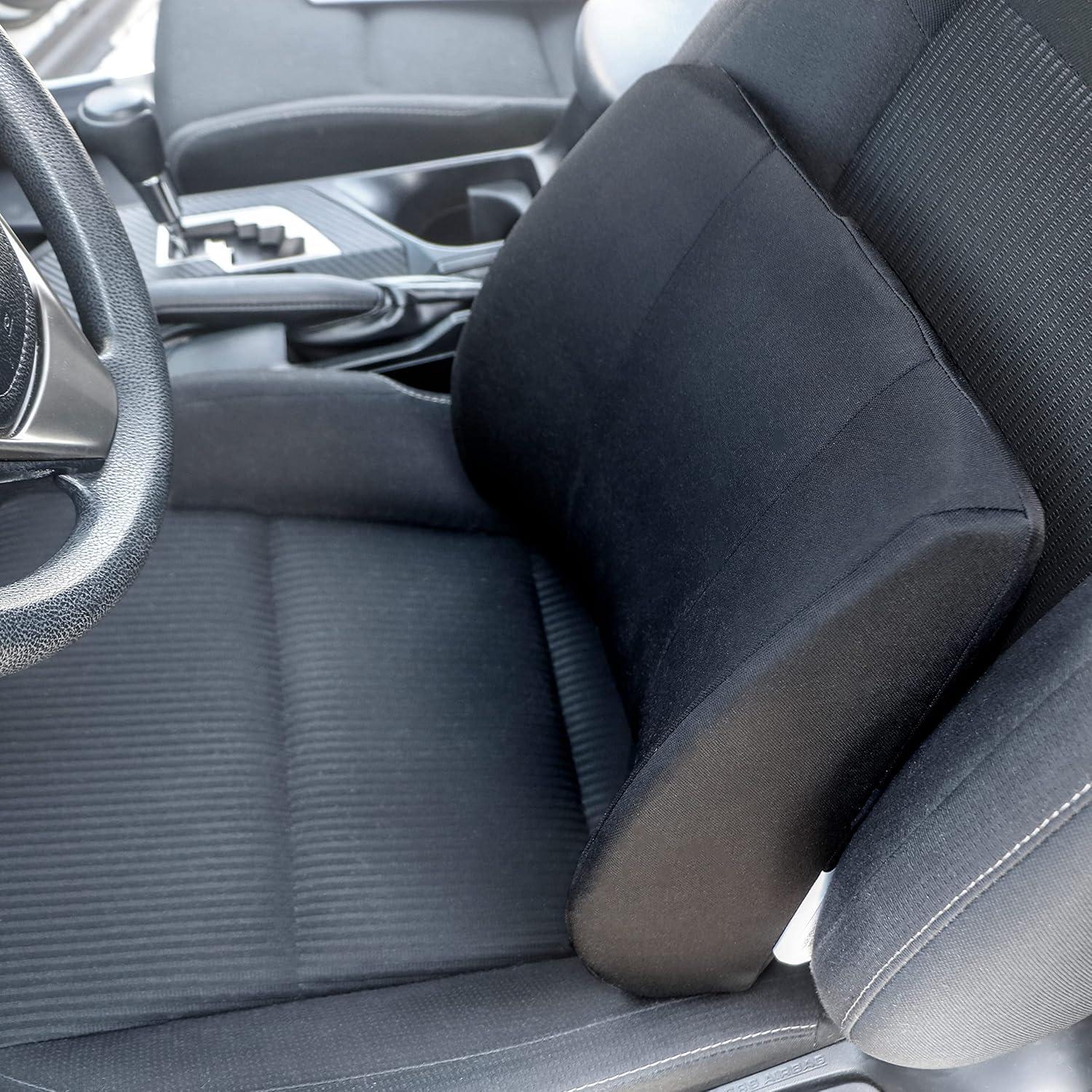 Cojín Lumbar DMI Espuma Viscoelástica Negro 35.56x33.02cm