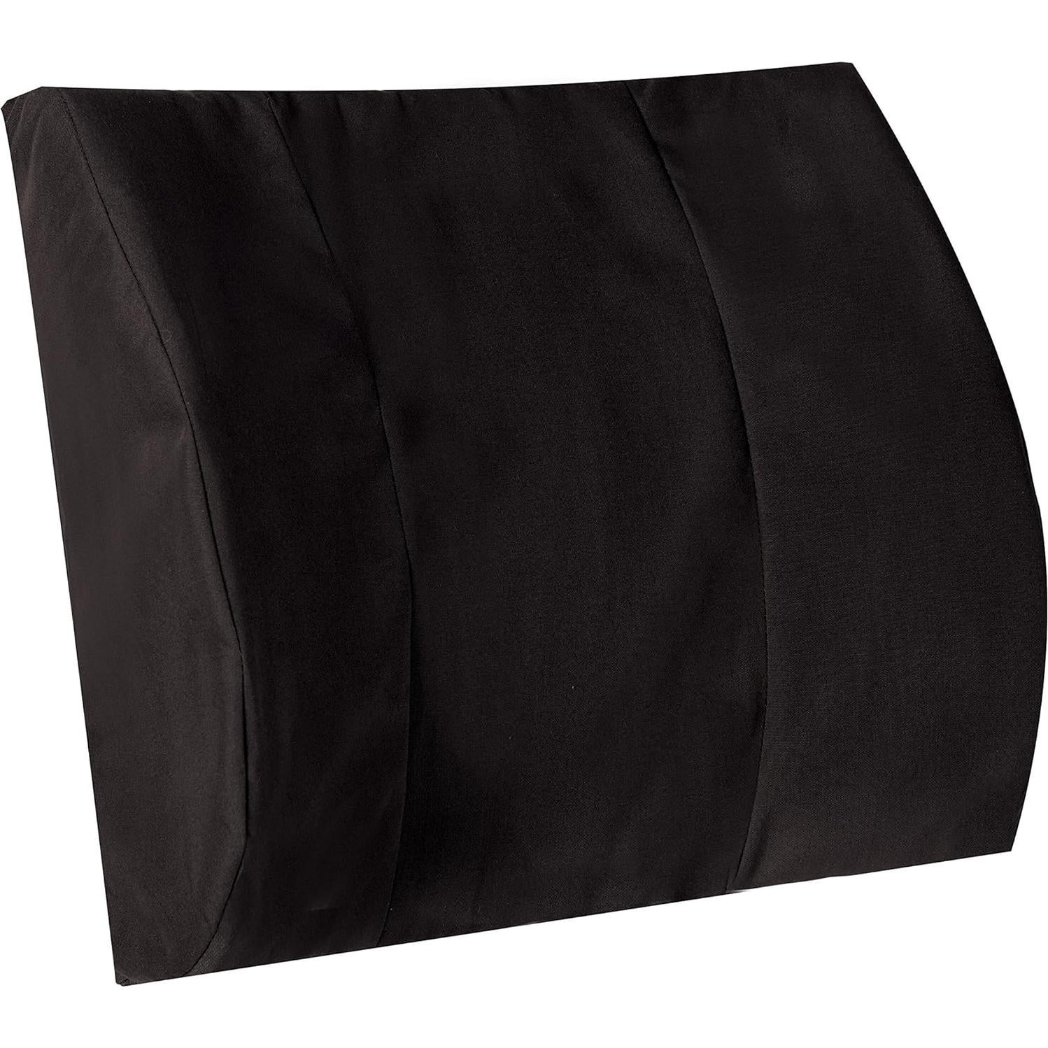 Cojín Lumbar DMI Espuma Viscoelástica Negro 35.56x33.02cm