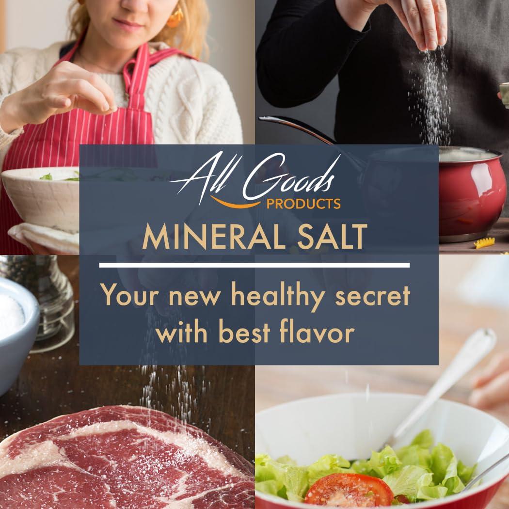 Sal Marina All Goods - Grano Fino 453 g, 100% Natural, Kosher