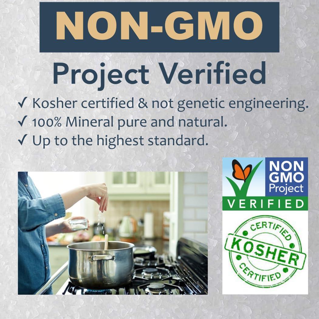 Sal Marina All Goods - Grano Fino 453 g, 100% Natural, Kosher