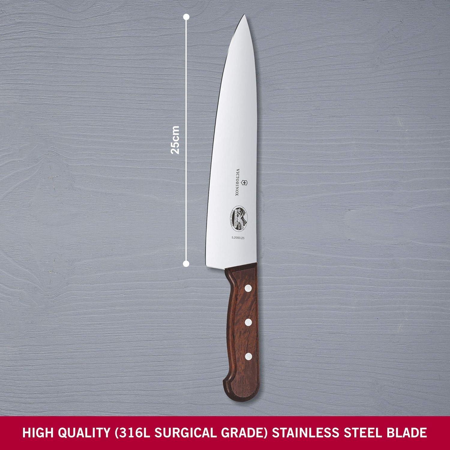 Cuchillo Chef Victorinox 25.4 cm Acero Inoxidable Madera