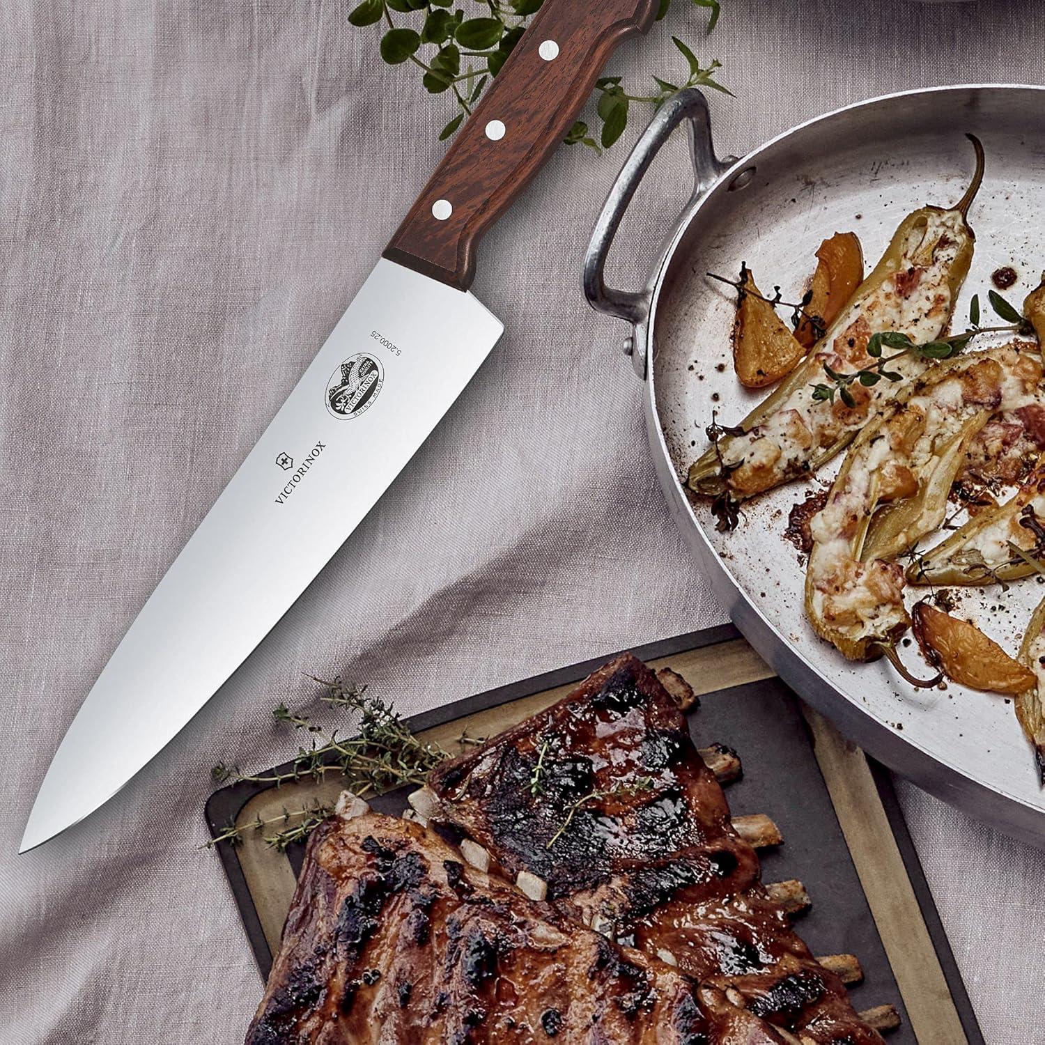 Cuchillo Chef Victorinox 25.4 cm Acero Inoxidable Madera