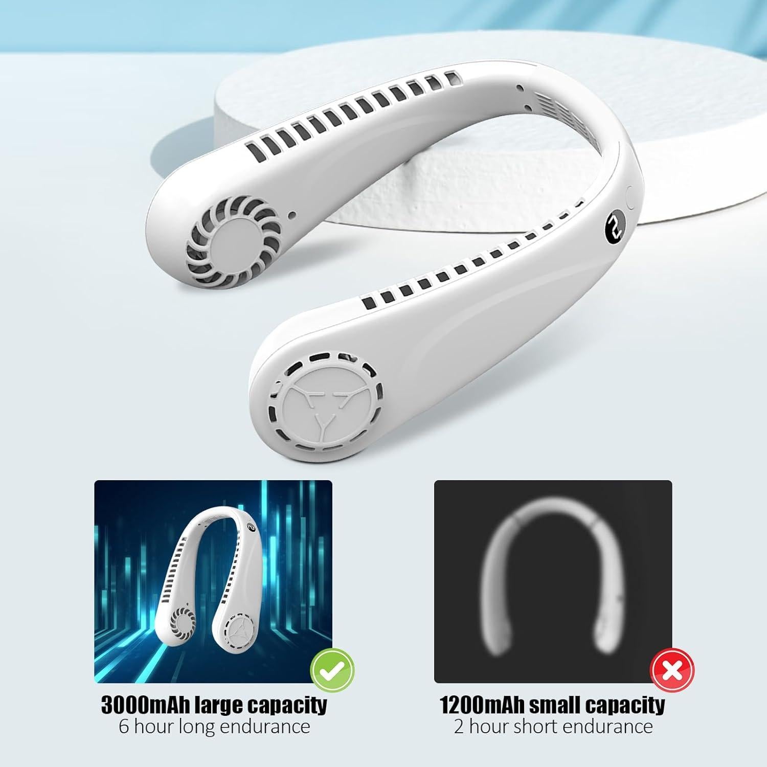 Ventilador Colgante BIRDDIE Blanco 5 Velocidades Portátil