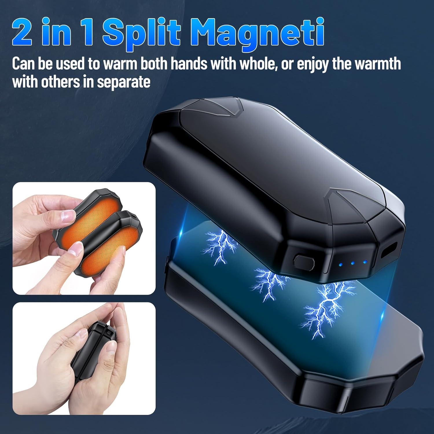 Calentadores de Manos Recargables MANAKASA BD-01 6000mAh 3 Modos