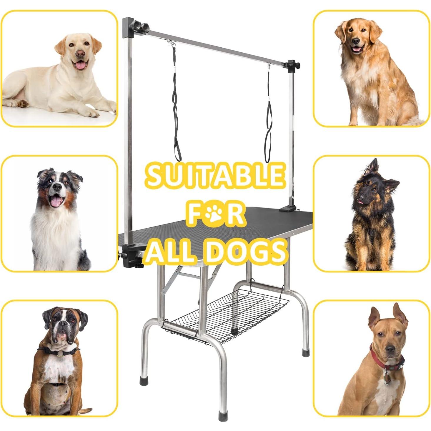 Mesa de Aseo para Perros Roomtec 36" Ajustable Antideslizante