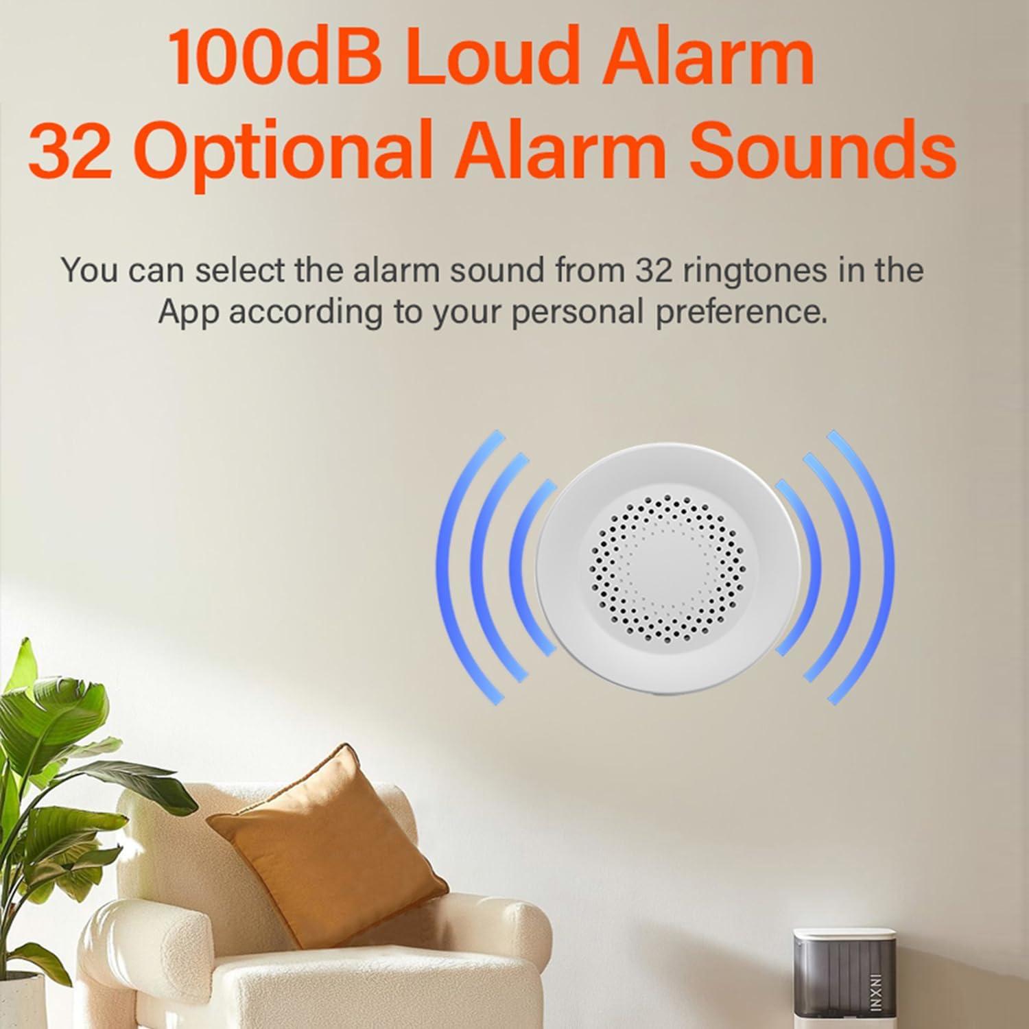 Sirena de Alarma WiFi Gaoducash 100dB Control App Tuya