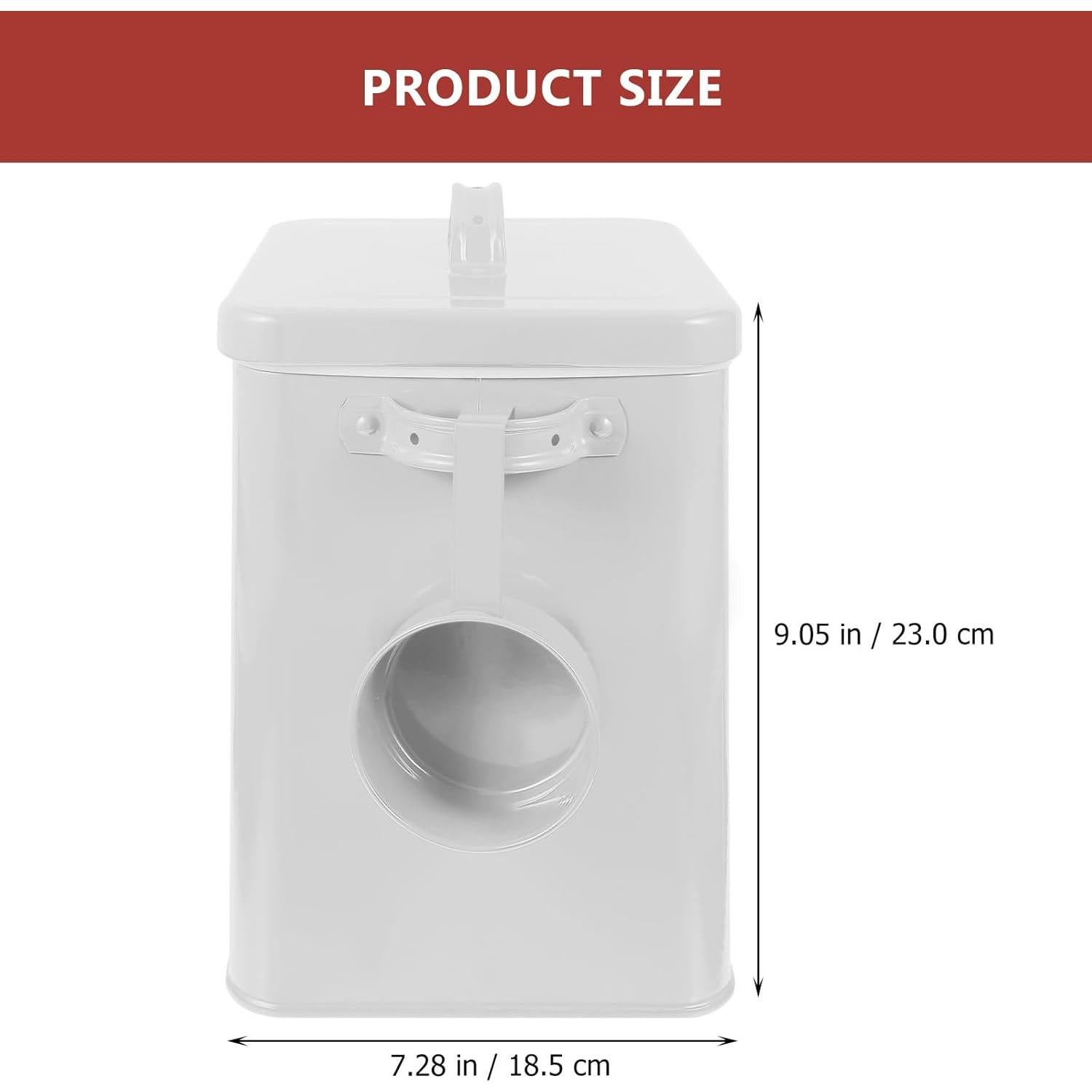 Contenedor de Almacenamiento Hermético Amosfun 7L Blanco
