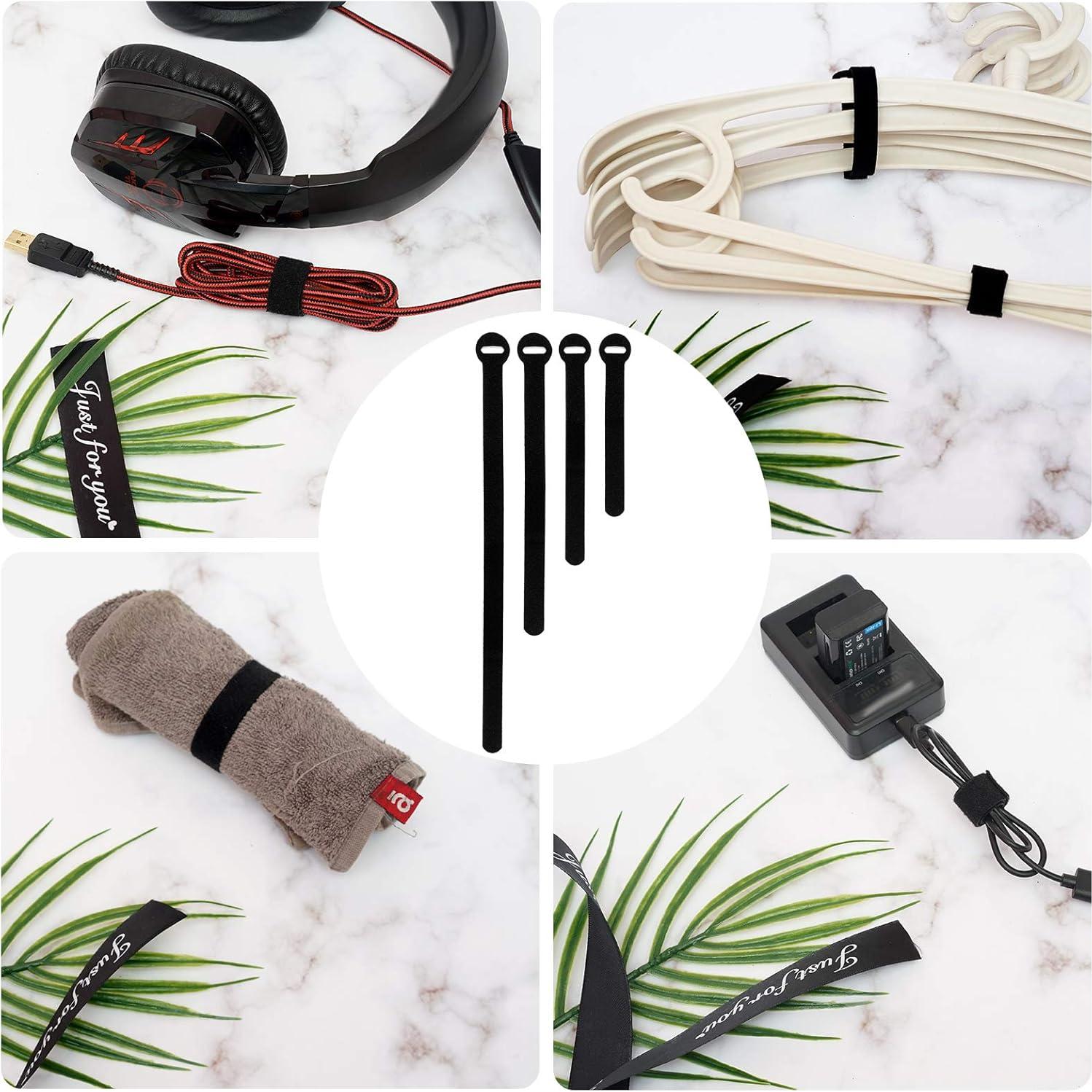 Bridas Reutilizables HAVE ME TD 150 Piezas 4-10 cm Negro