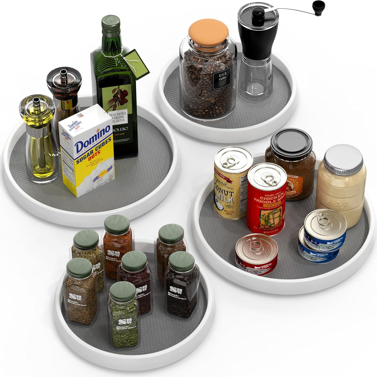 Organizador de Especias Giratorio Simple Houseware 4 Paquetes