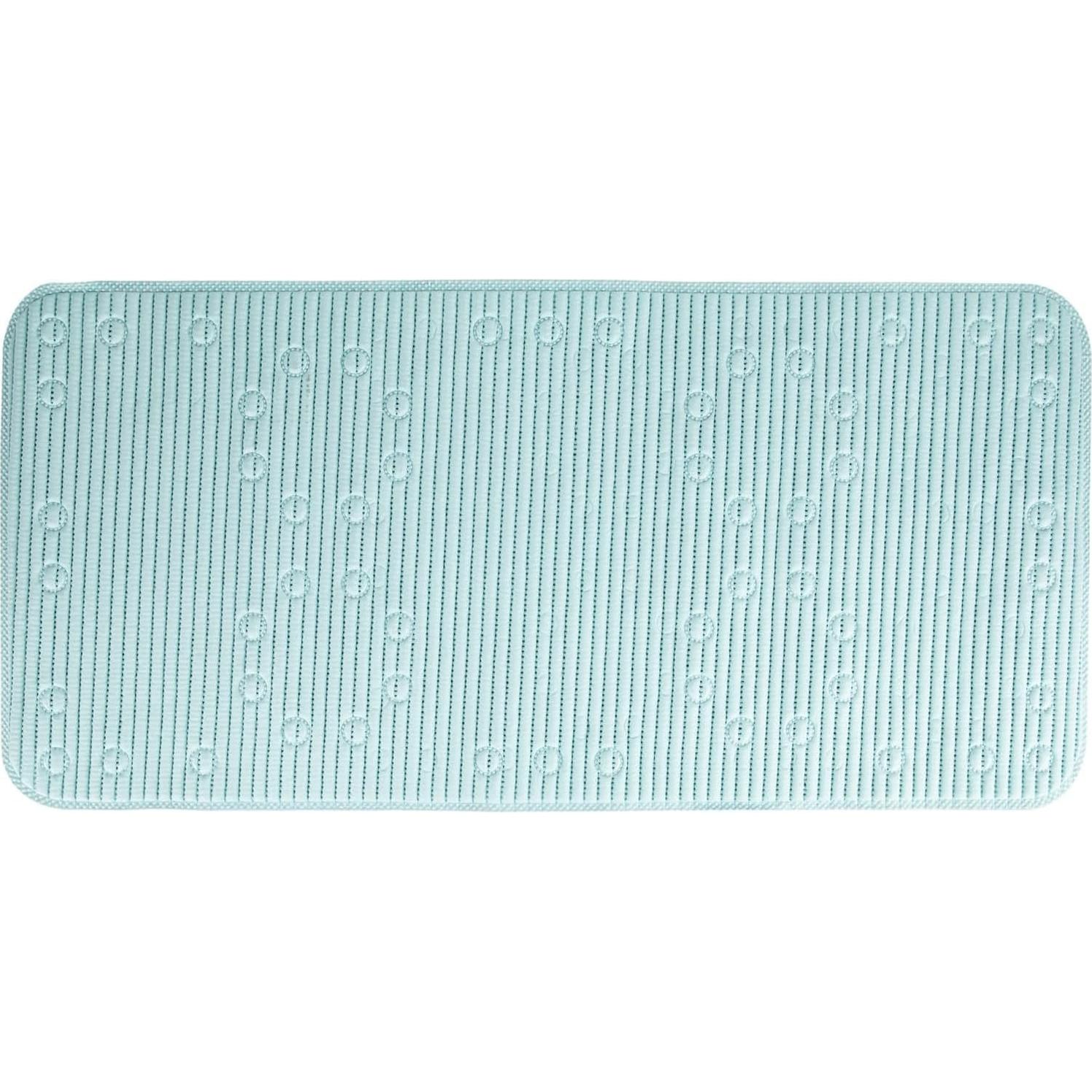 Alfombra de baño Clorox Duck Brand antideslizante 91x43 cm azul