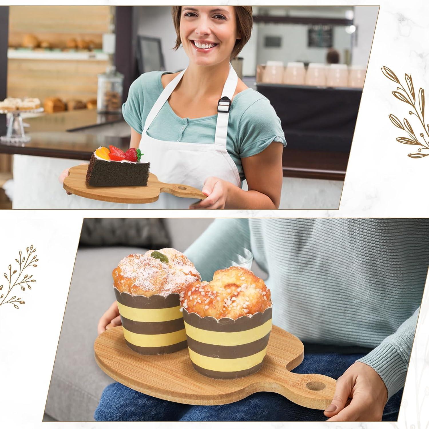 Conjunto de Tabla de Queso de Bambú Nuogo 16 Piezas Manzana