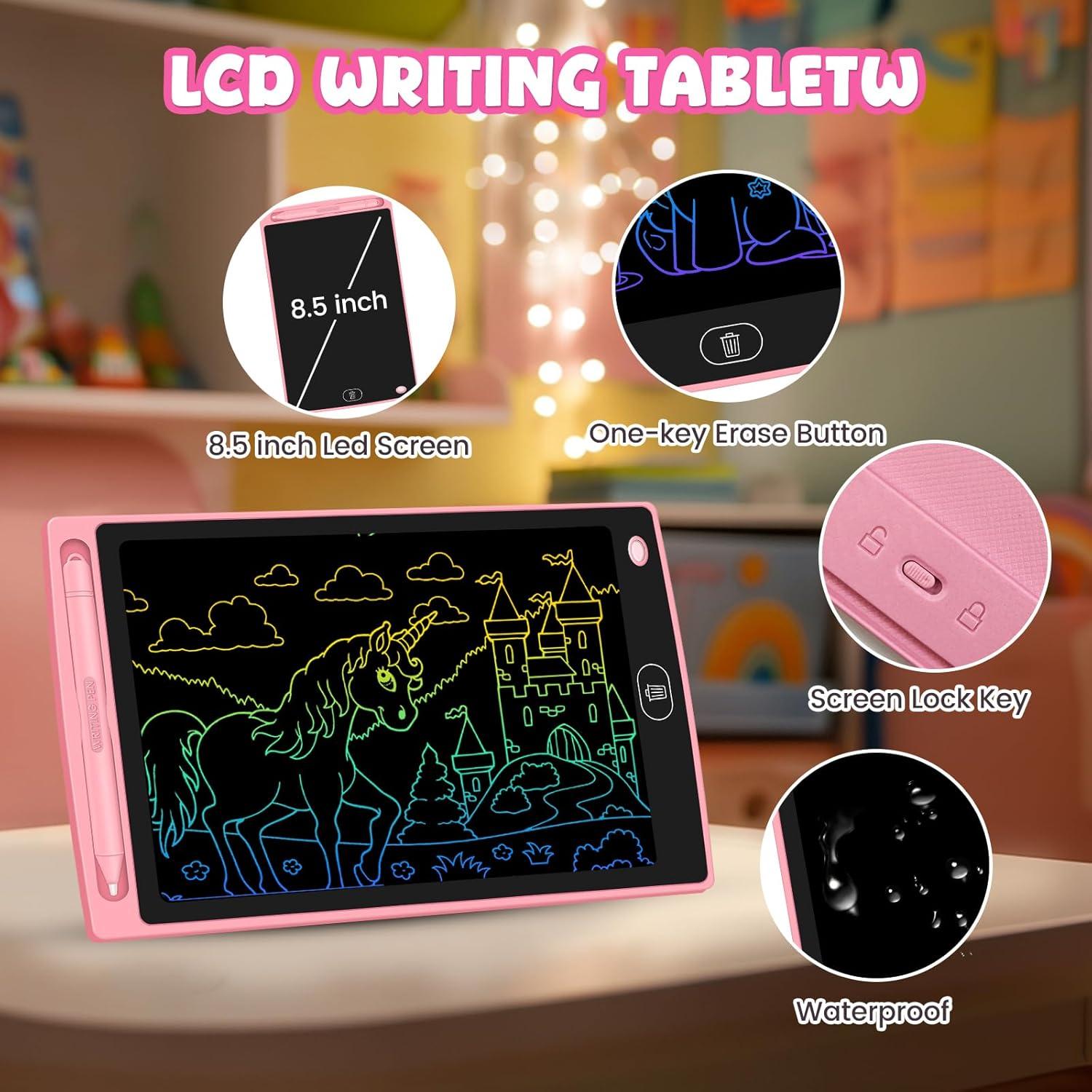 Paquete de 3 Tabletas LCD Frelswon 8.5" Reutilizables Niños