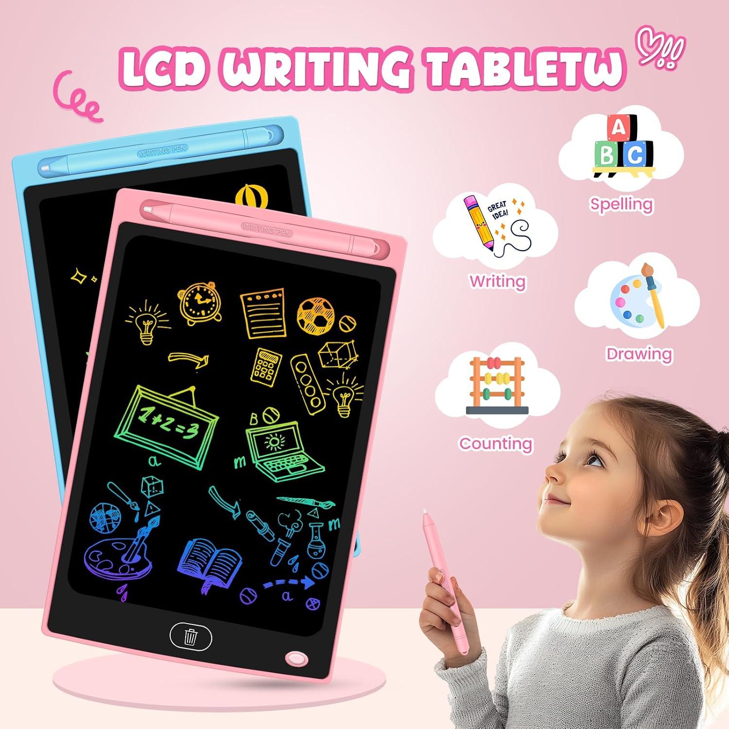 Paquete de 3 Tabletas LCD Frelswon 8.5" Reutilizables Niños