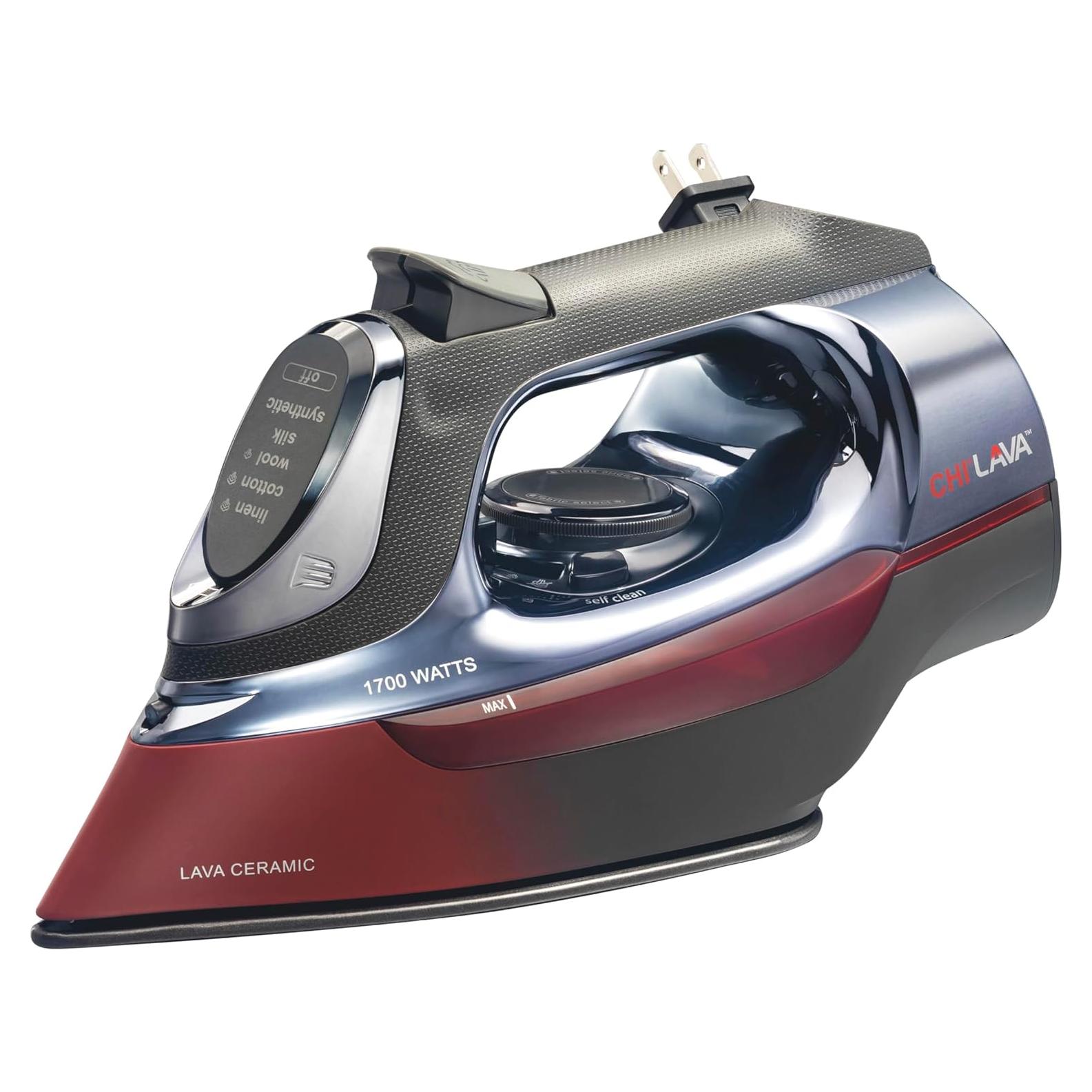 Plancha de Vapor CHI 1700W con Cable Retráctil 2.44m