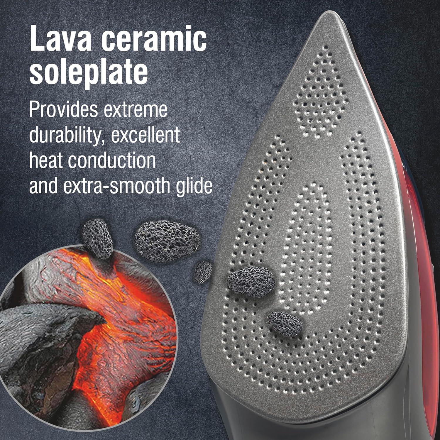 Plancha de Vapor CHI 1700W con Cable Retráctil 2.44m