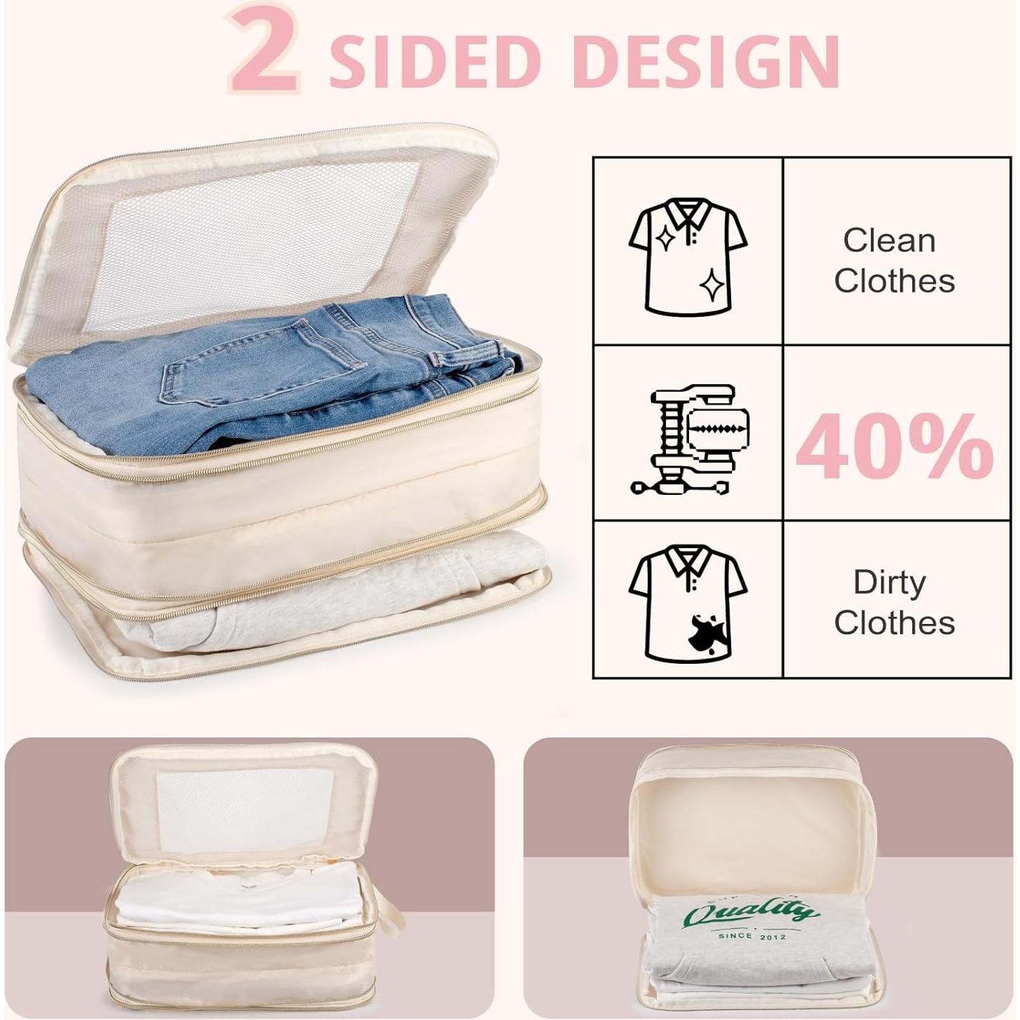 Set de Cubos de Compresión Expandibles Bunnychill - 3 Piezas