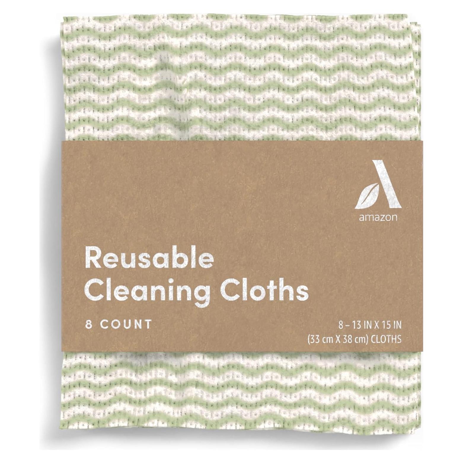 Paños de Limpieza Multiusos Amazon Aware, 8 Unidades, 33x38 cm