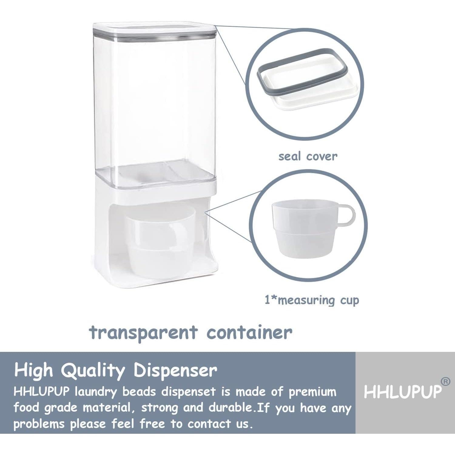 Dispensador de Detergente HHLUPUP 1 Unidad 1.04 L Montado en Pared