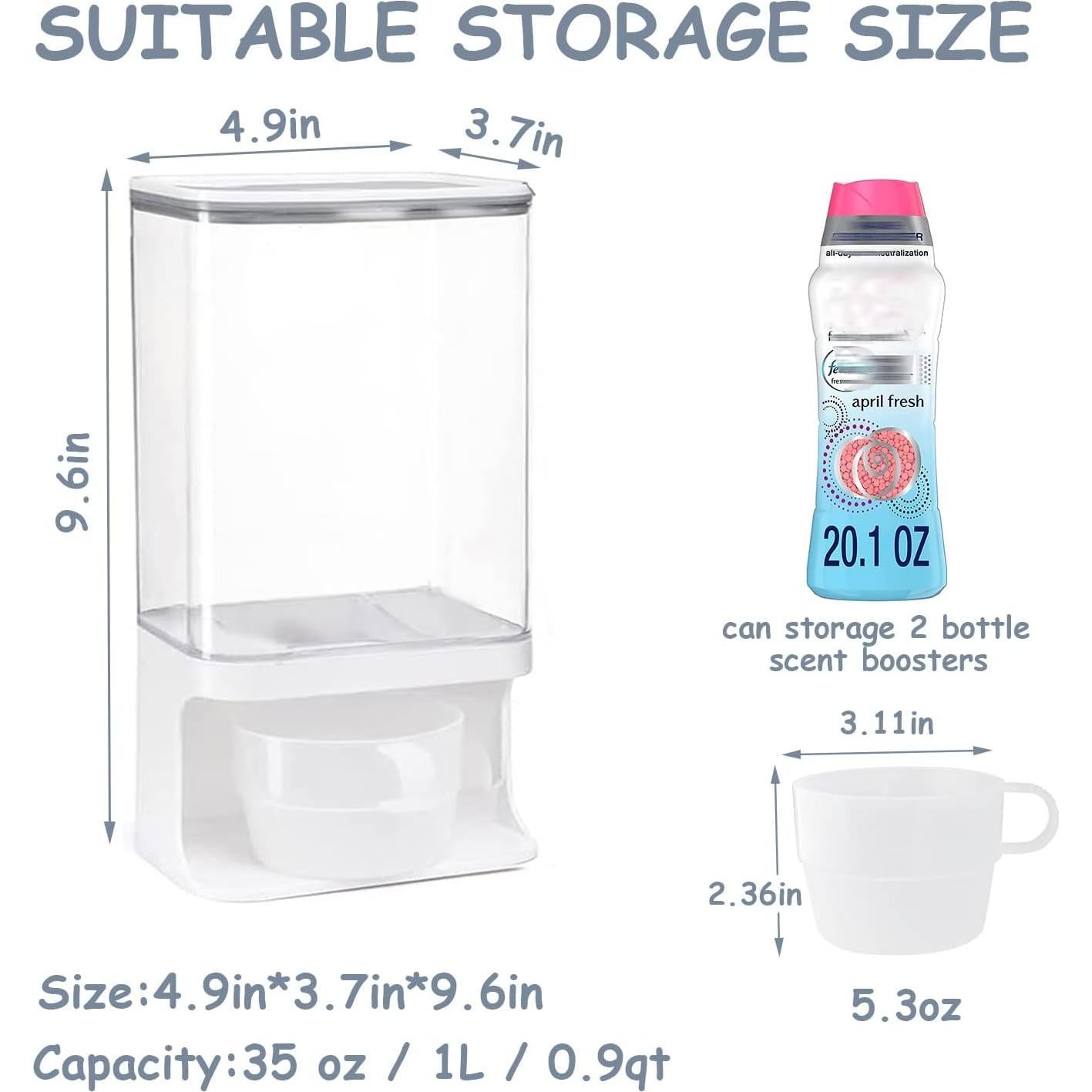 Dispensador de Detergente HHLUPUP 1 Unidad 1.04 L Montado en Pared