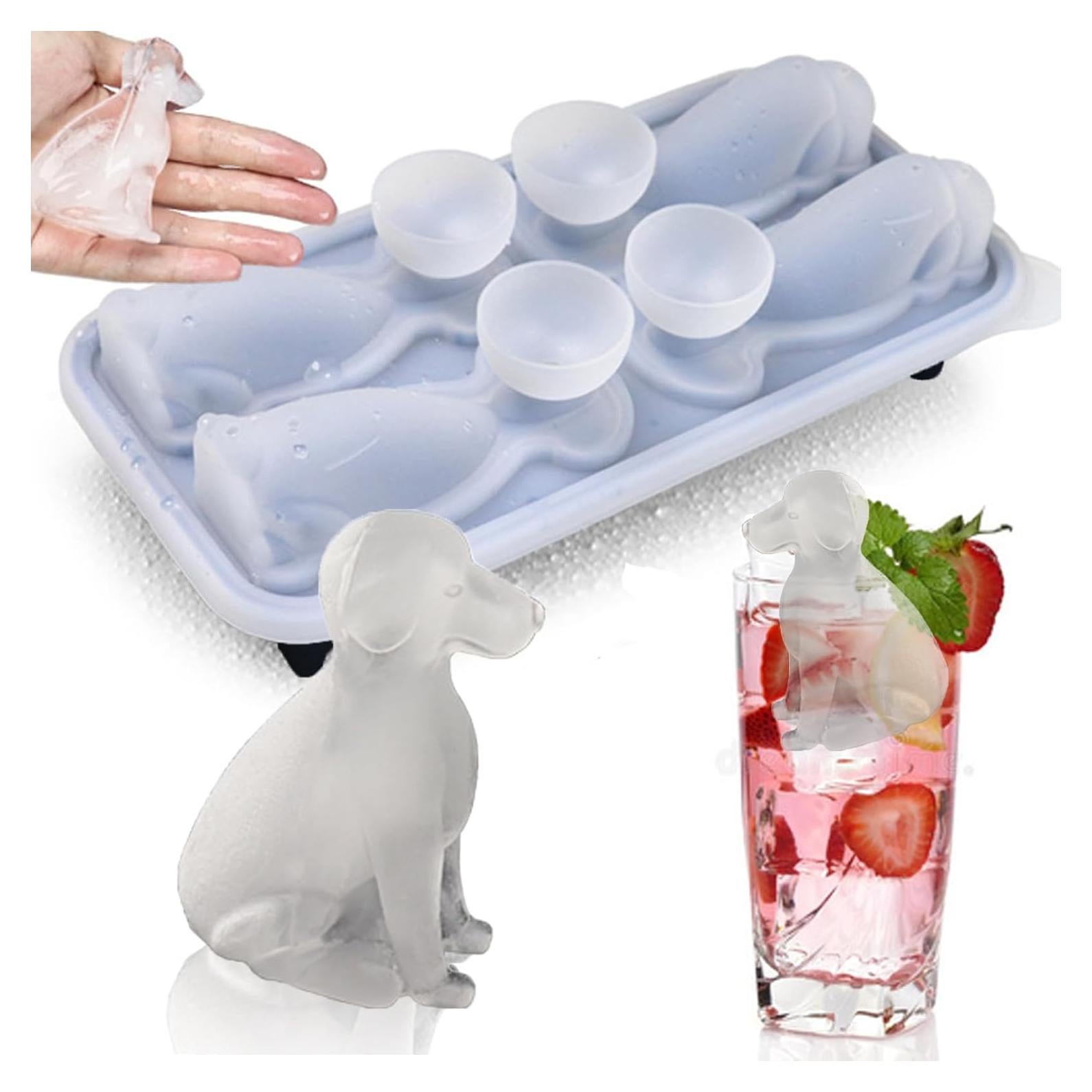 Molde de Hielo Labrador 3D Admaison - Silicona Grado Alimenticio