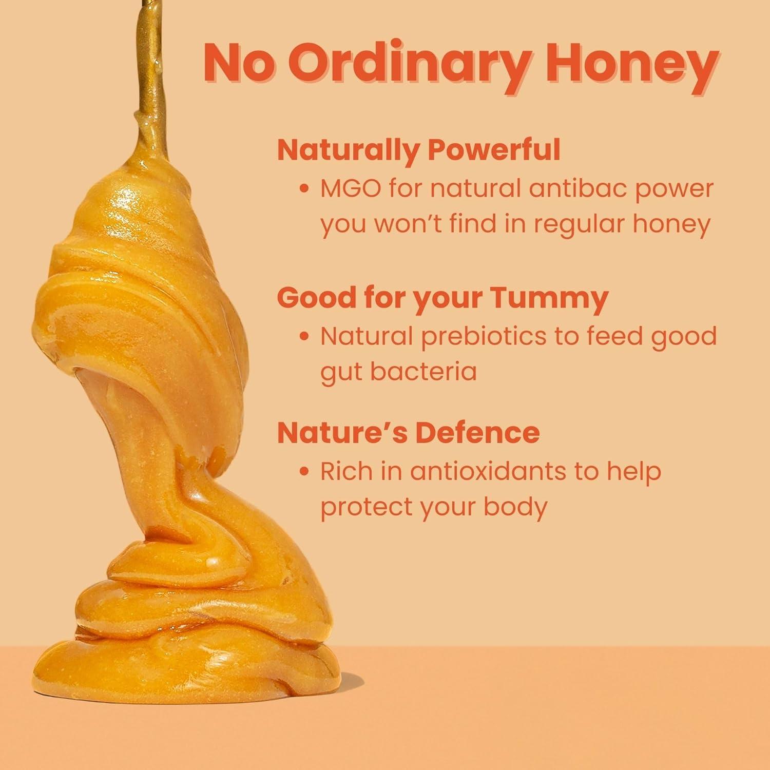 Miel Cruda de Manuka Wonder Honey MGO 550+ 500g Natural