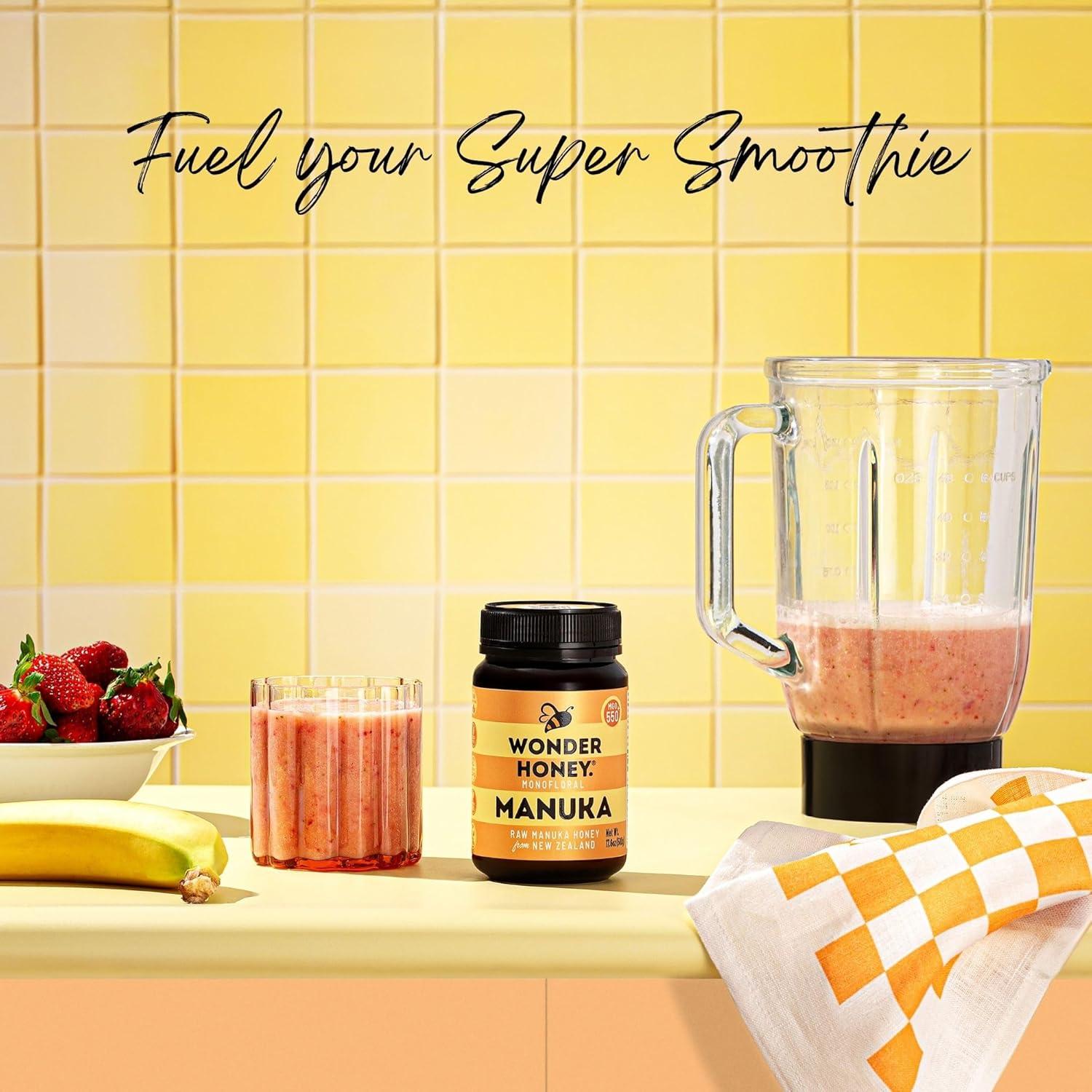 Miel Cruda de Manuka Wonder Honey MGO 550+ 500g Natural