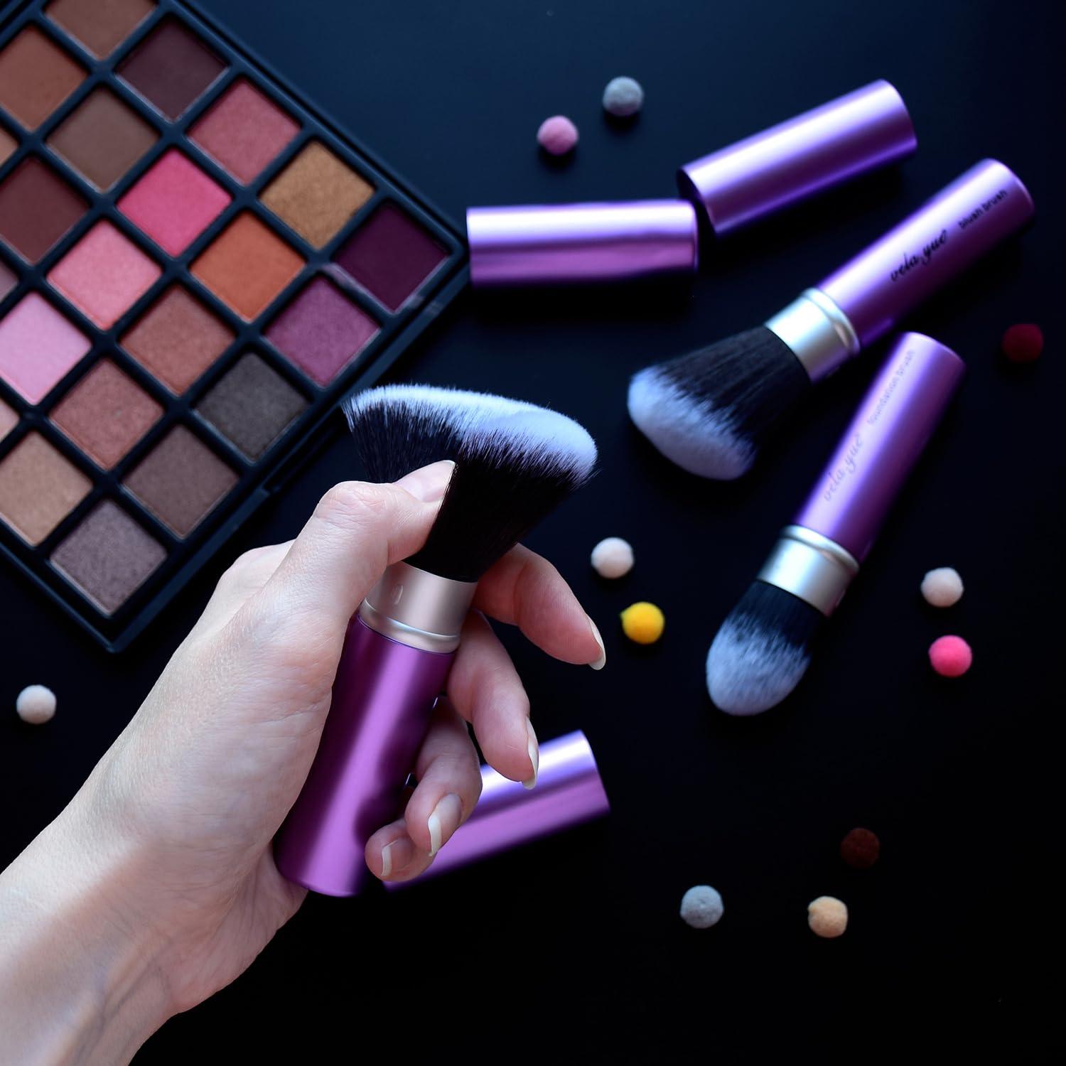 Brocha de Rubor Angulada Vela Yue - Maquillaje de Viaje