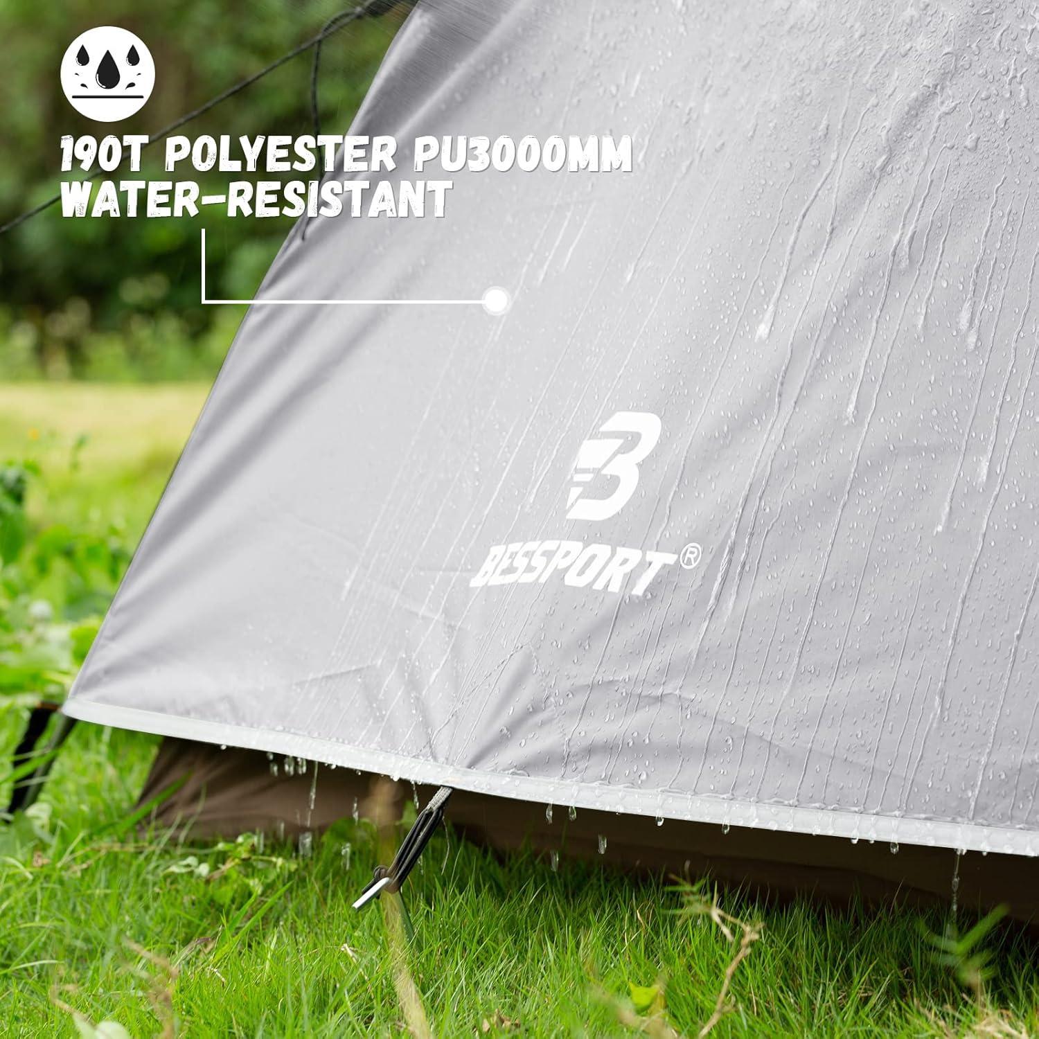 Tienda de Camping Bessport para 3 Personas Impermeable
