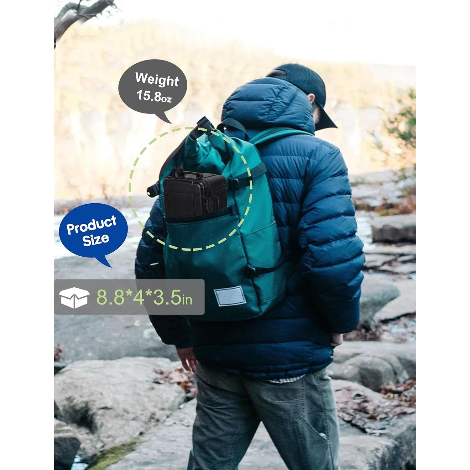 Waterproof Box Dry Box for Kayak Waterproof Phone Box with Pocket Mesh Dry Box Waterproof Boat Box Waterproof Case Box Containers for Kayaking Drybox Floating Case