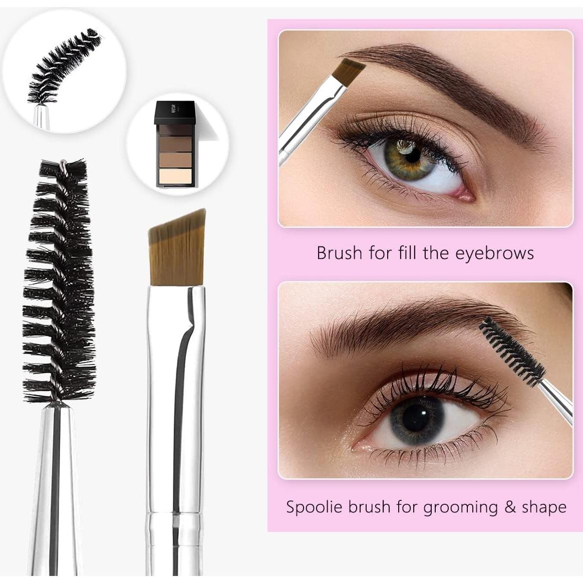 Kit de Rizador de Pestañas y Cejas Qiipii con 10 Almohadillas