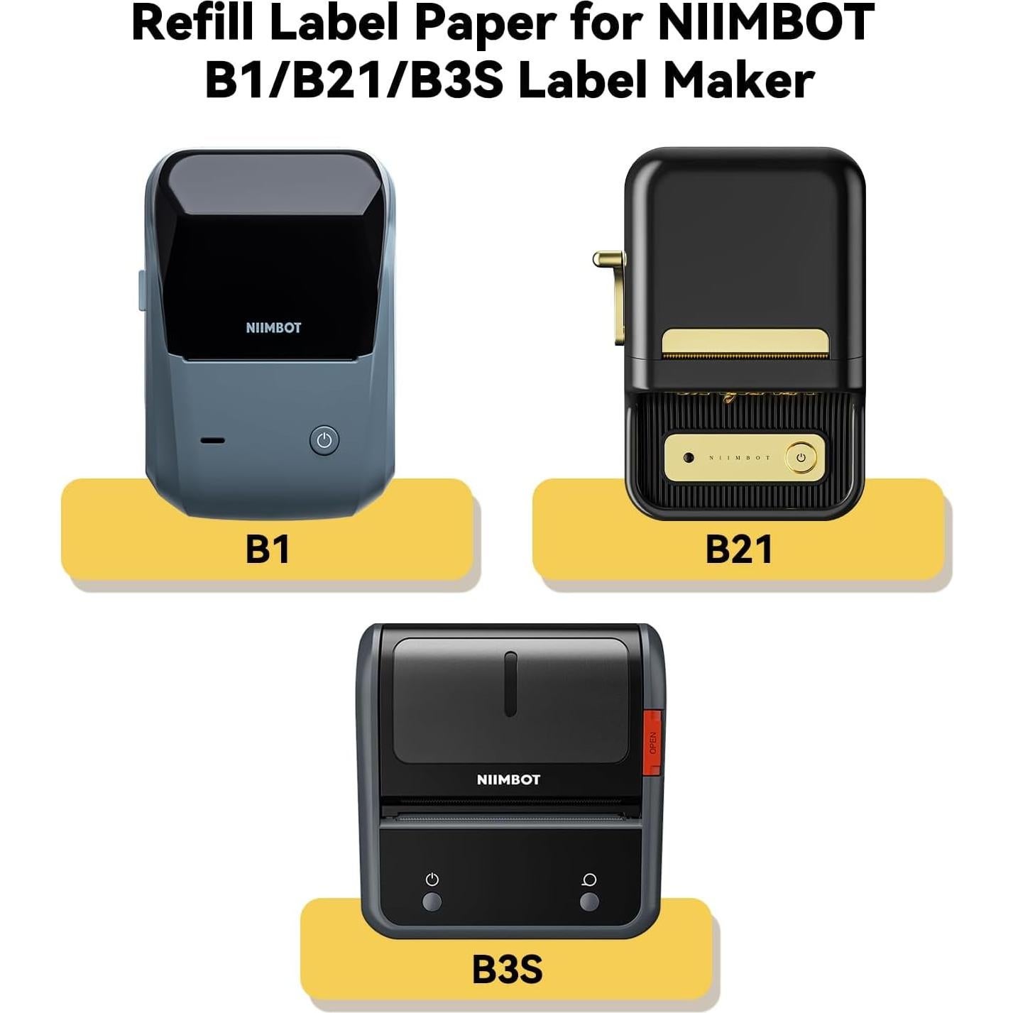 Etiquetas Térmicas NIIMBOT 28x89mm para B1 B21 B3S K3