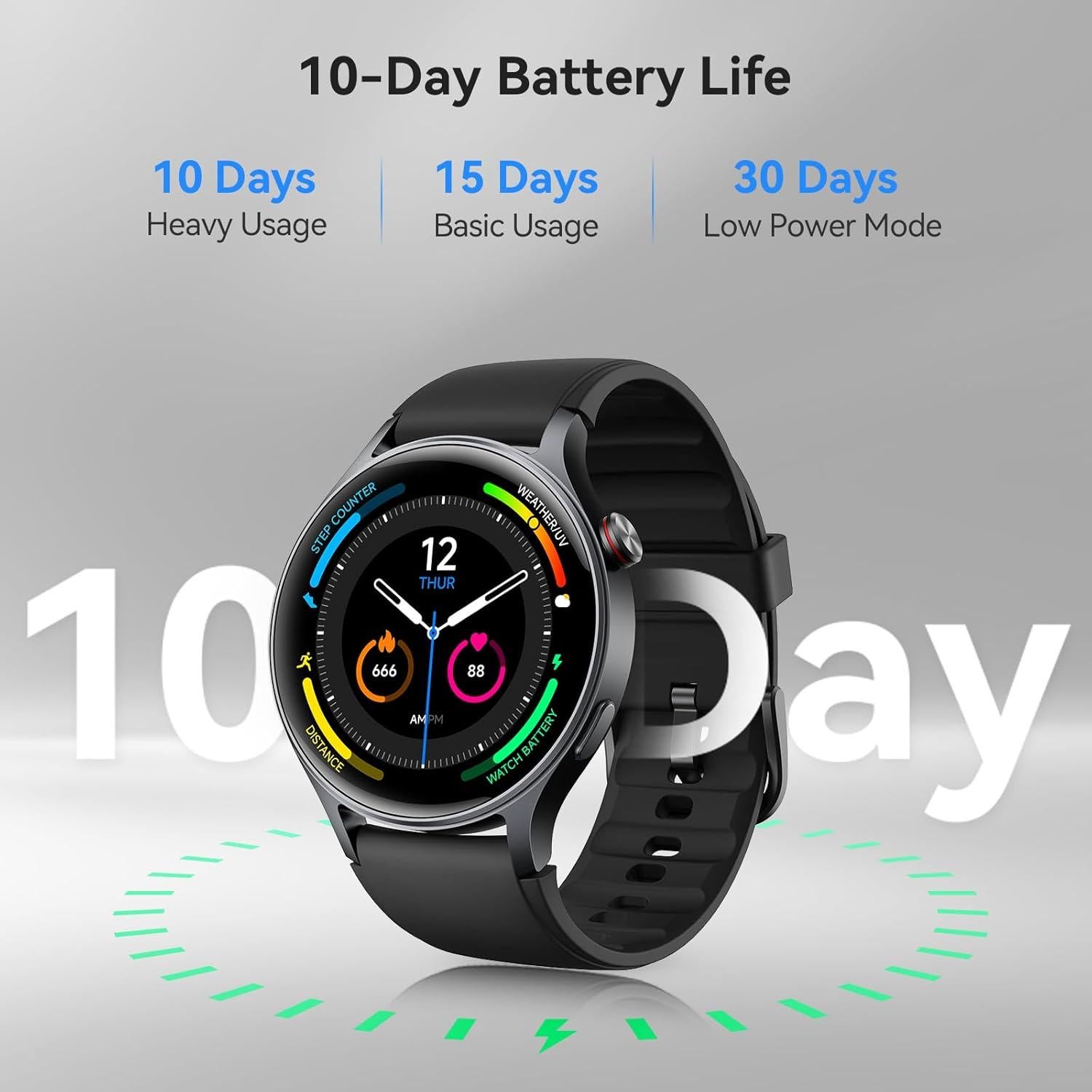 Reloj Inteligente AEAC AMOLED 1.32" Monitoreo Salud H/M