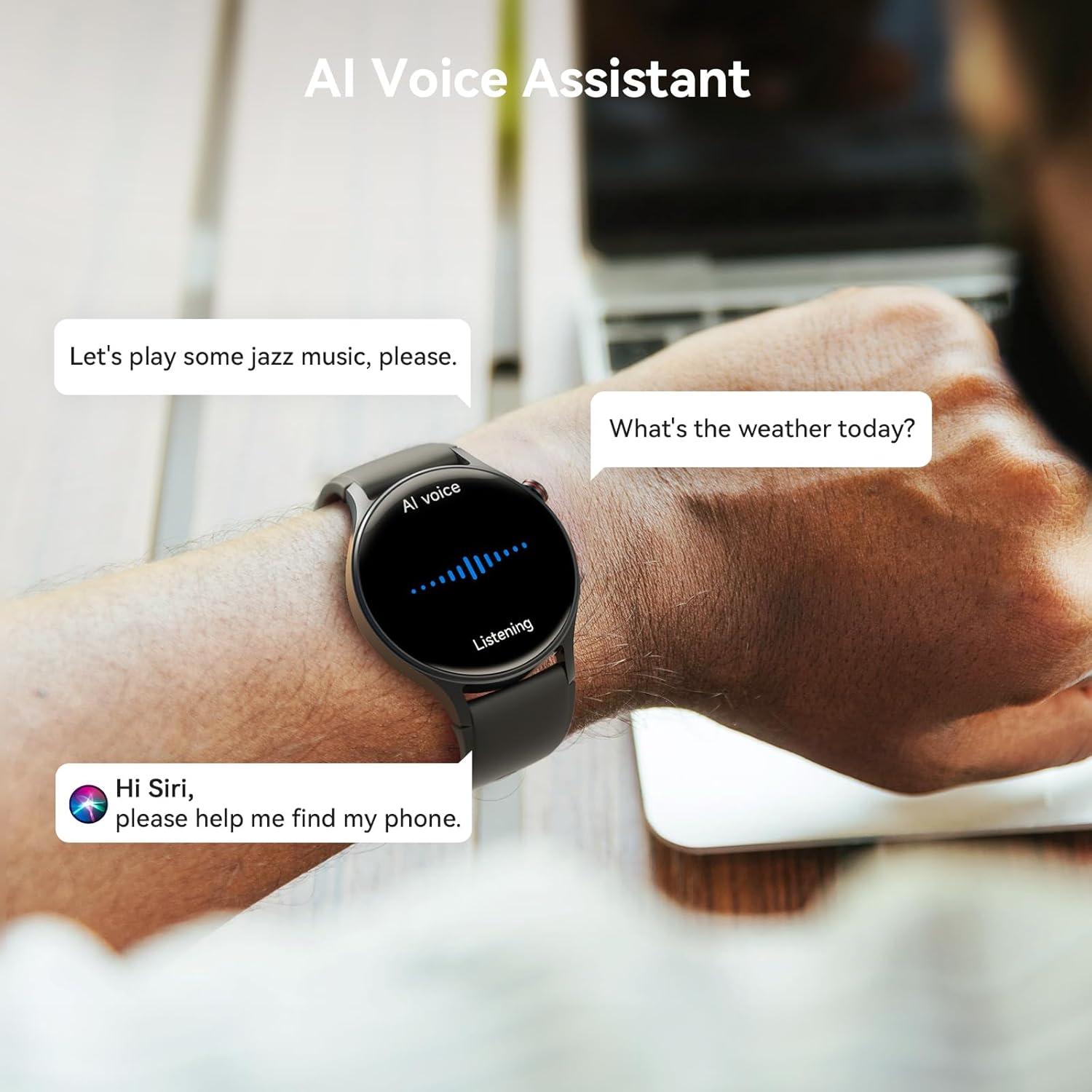 Reloj Inteligente AEAC AMOLED 1.32" Monitoreo Salud H/M