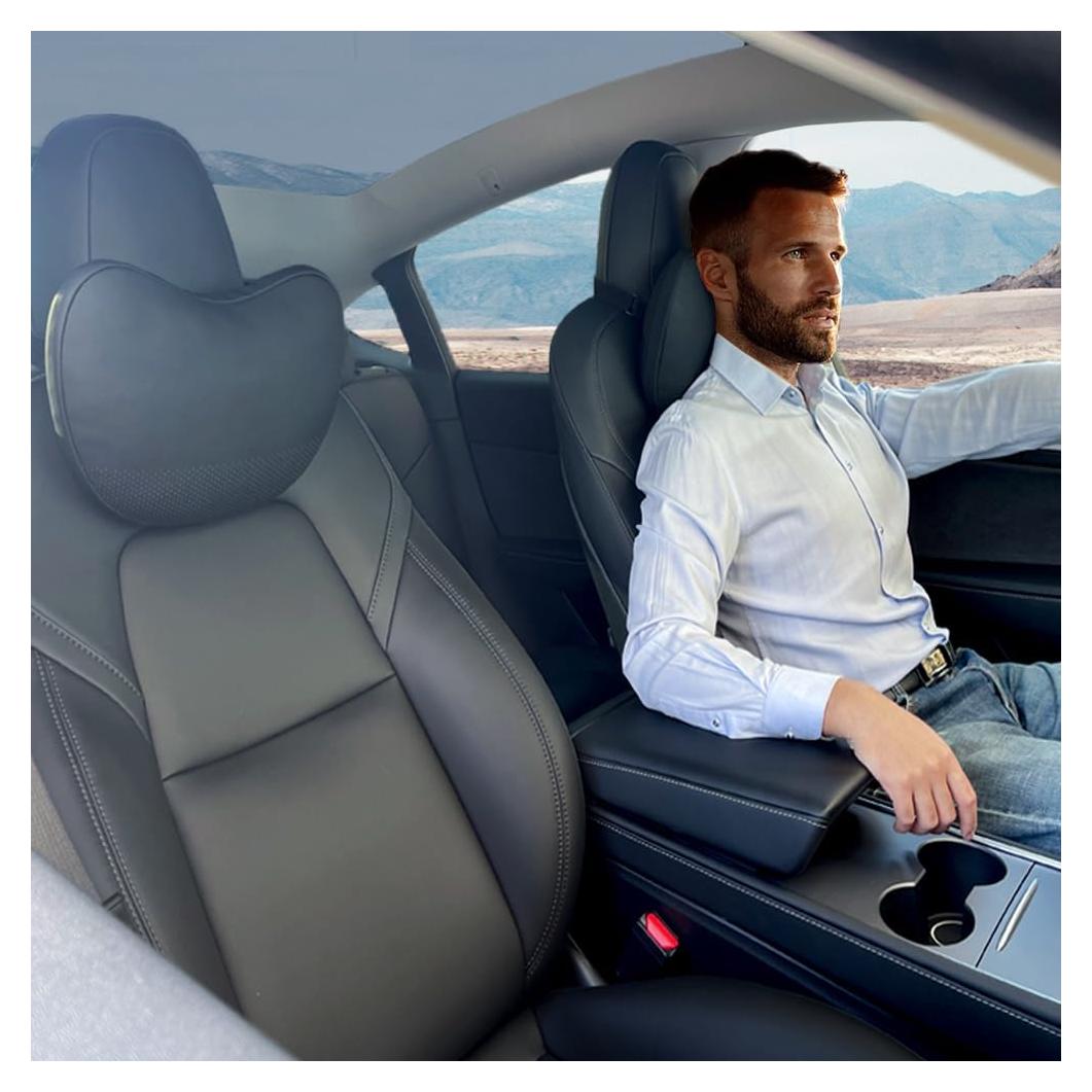Cojín de Cuello Ajustable BlissfulNest para Tesla Model Y/3/X/S