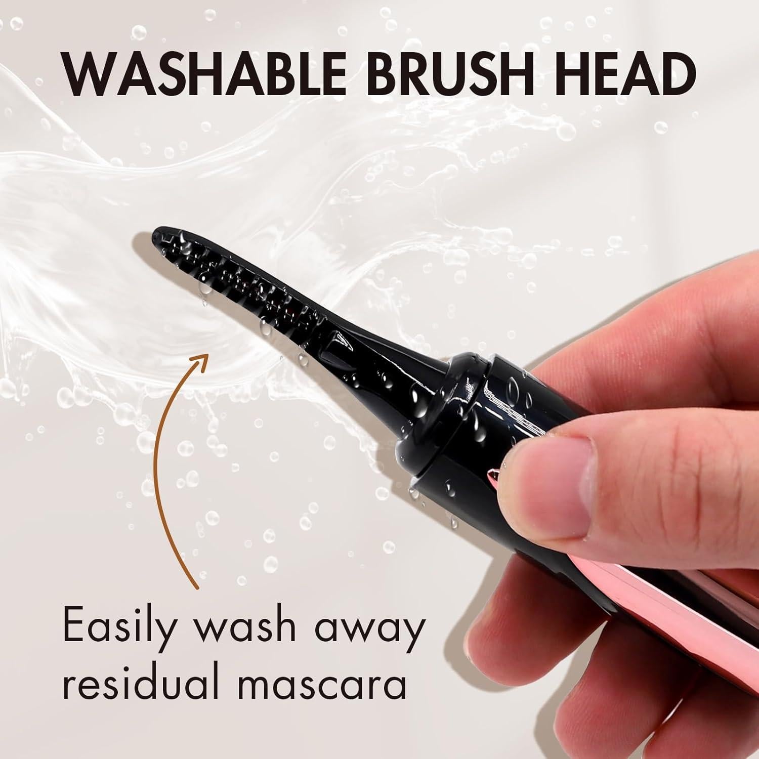 Rizador de Pestañas Eléctrico Embagol Negro 4 Modos Calentamiento Rápido