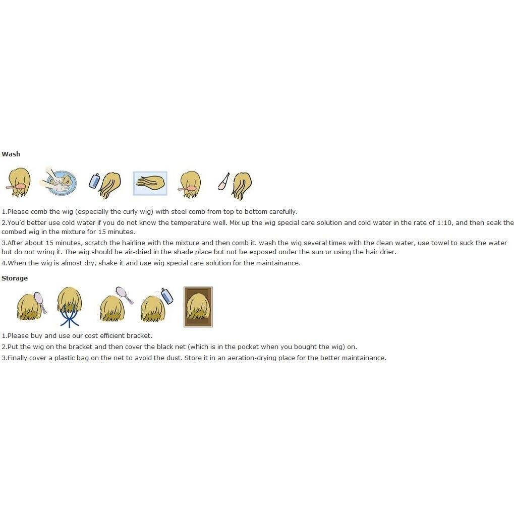 Peluca corta sintética Tsnomore marrón natural ajustable