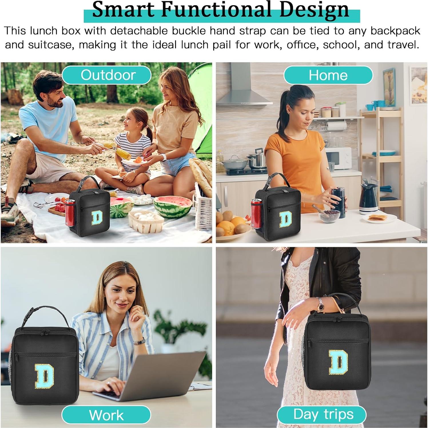 Bolsa de Almuerzo Aislada SANBADA Azul Personalizada D