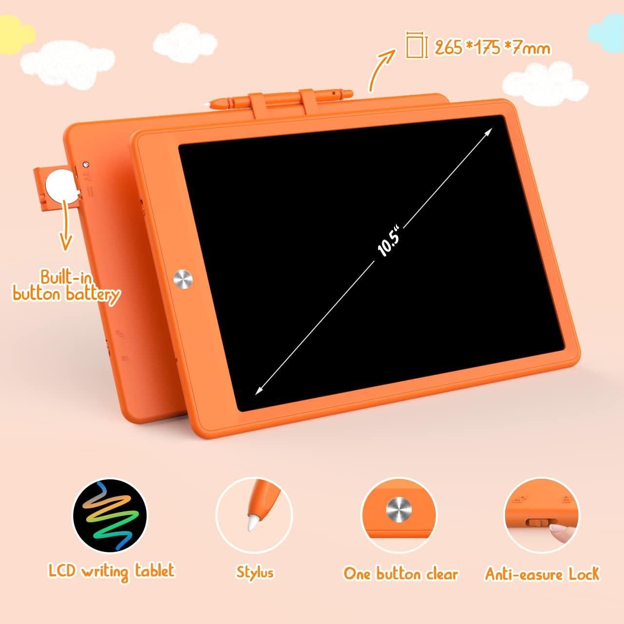 Tableta de Escritura LCD BUKEBU 10.5" Colorida para Niños