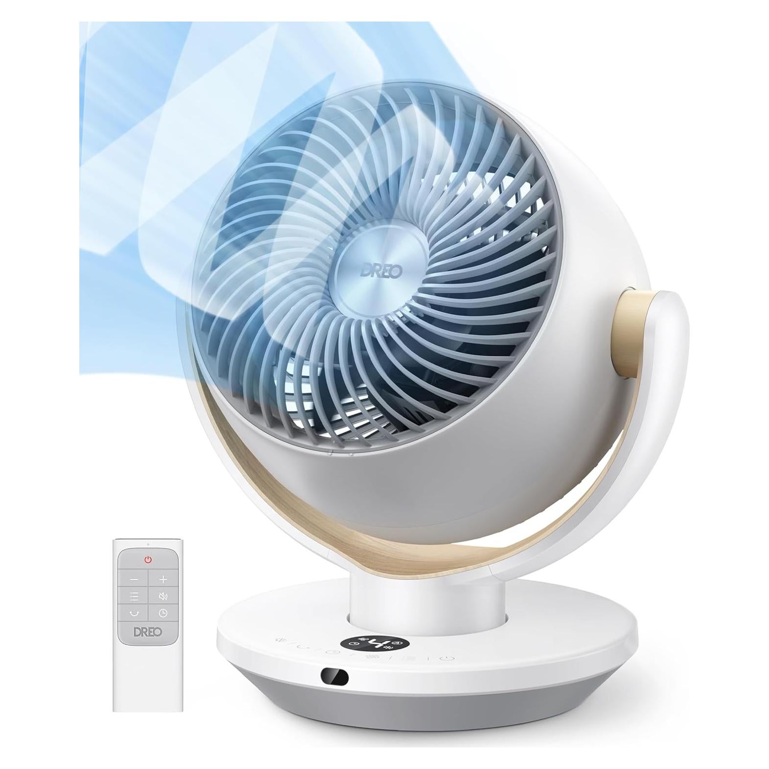 Ventilador Dreo DR-HAF005 Blanco Perla 11.81" Silencioso