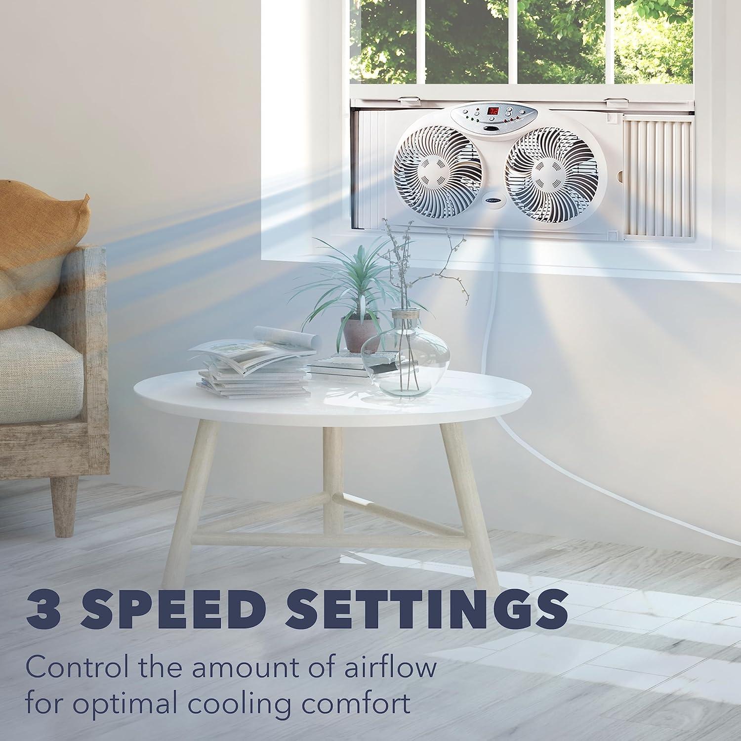 Ventilador de Ventana Bionaire BW2300-N con Control Remoto