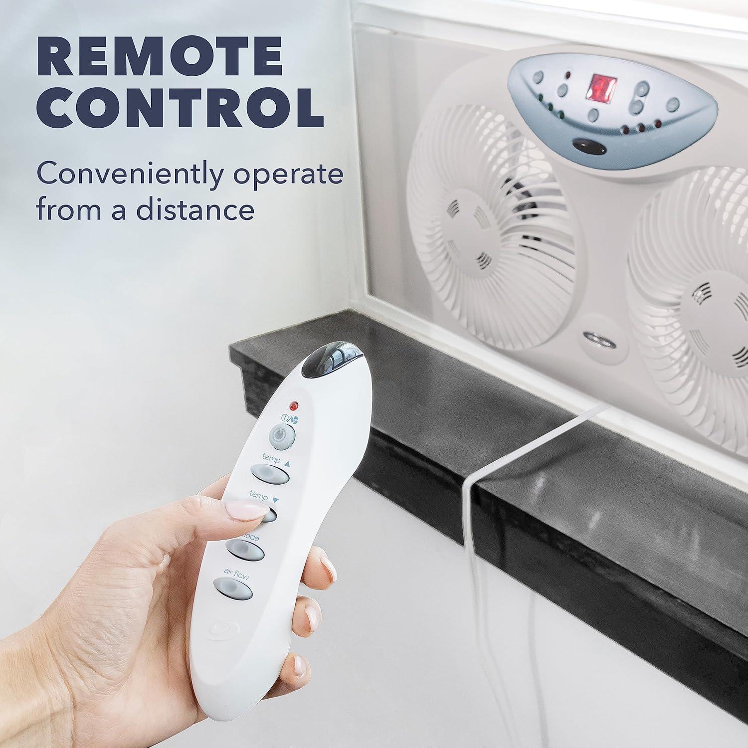 Ventilador de Ventana Bionaire BW2300-N con Control Remoto