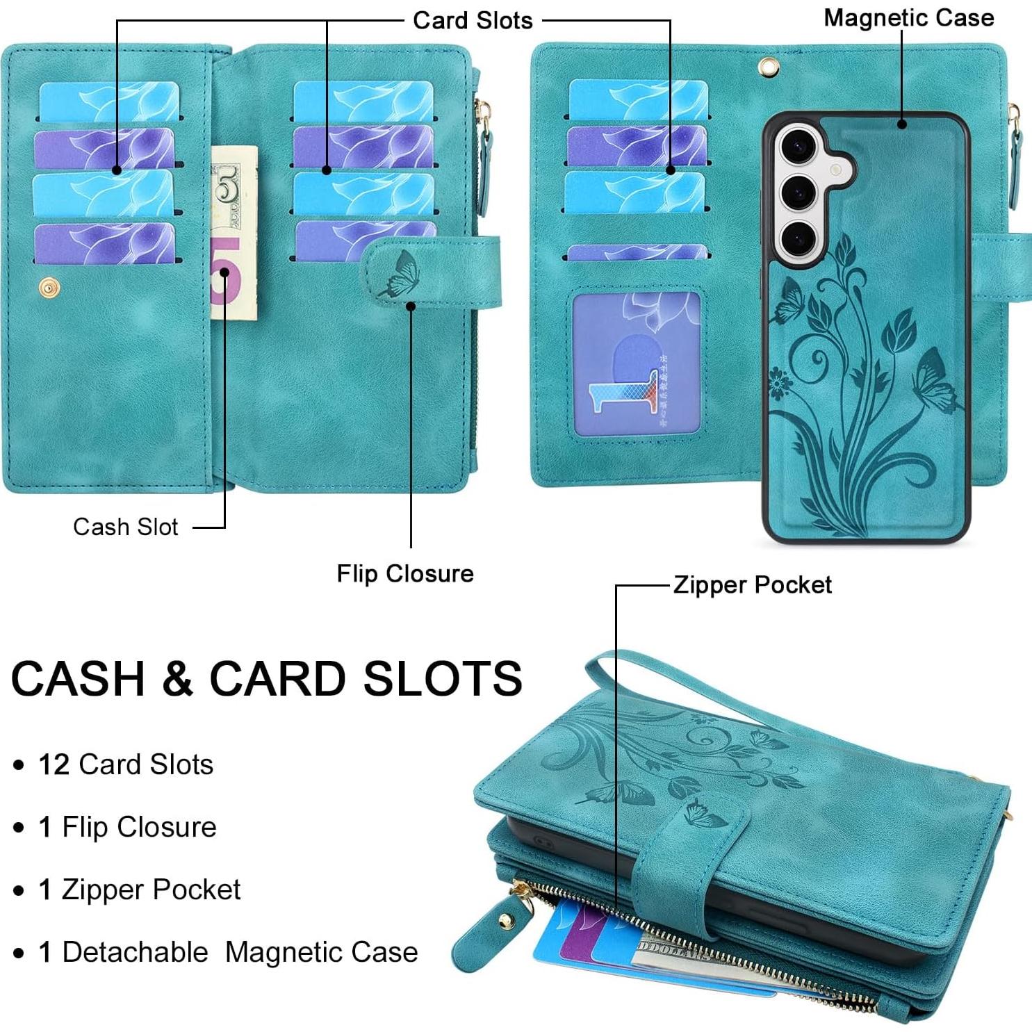 Carcasa Billetera Lacass para Samsung Galaxy S25+ Plus 6.7"