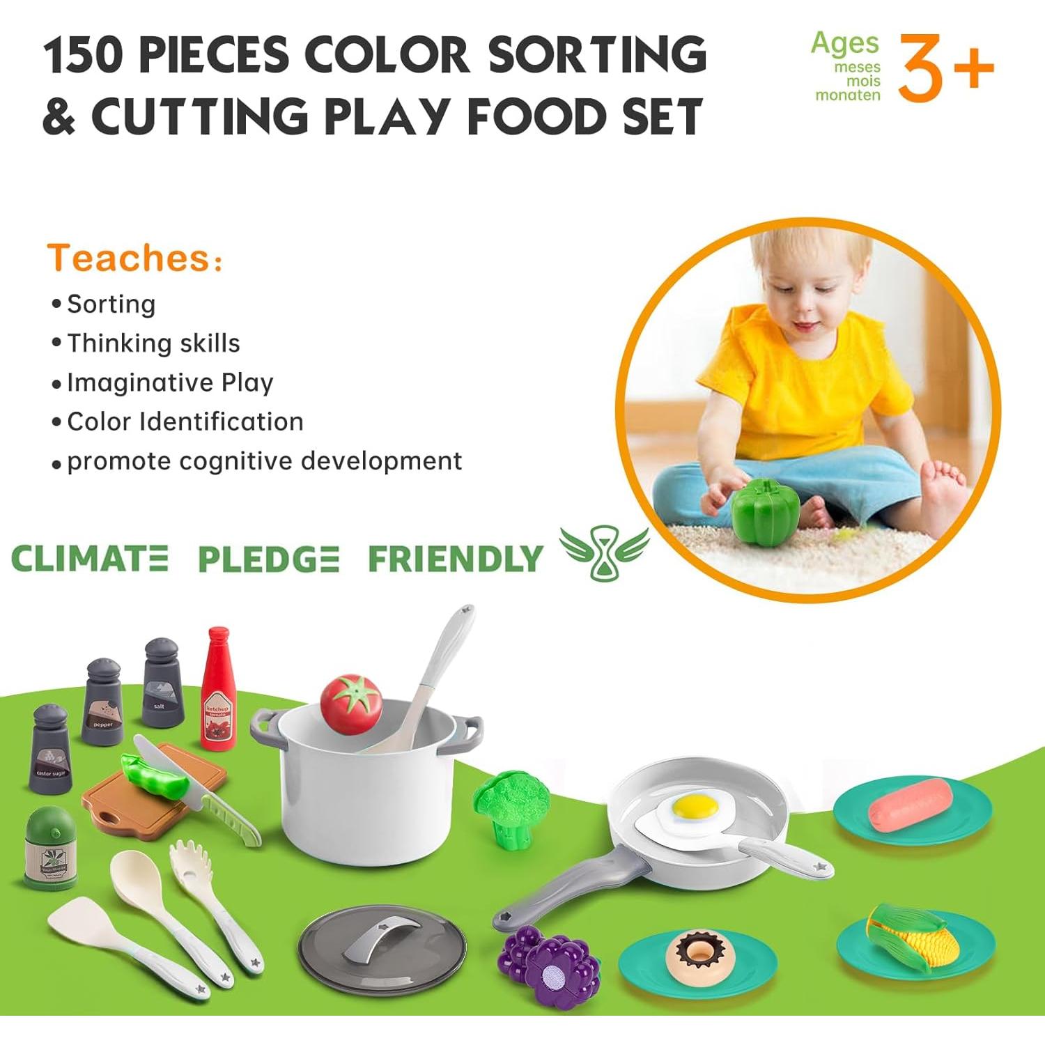 Juego de Cocina 150Pcs JokerKing - Accesorios para Niños