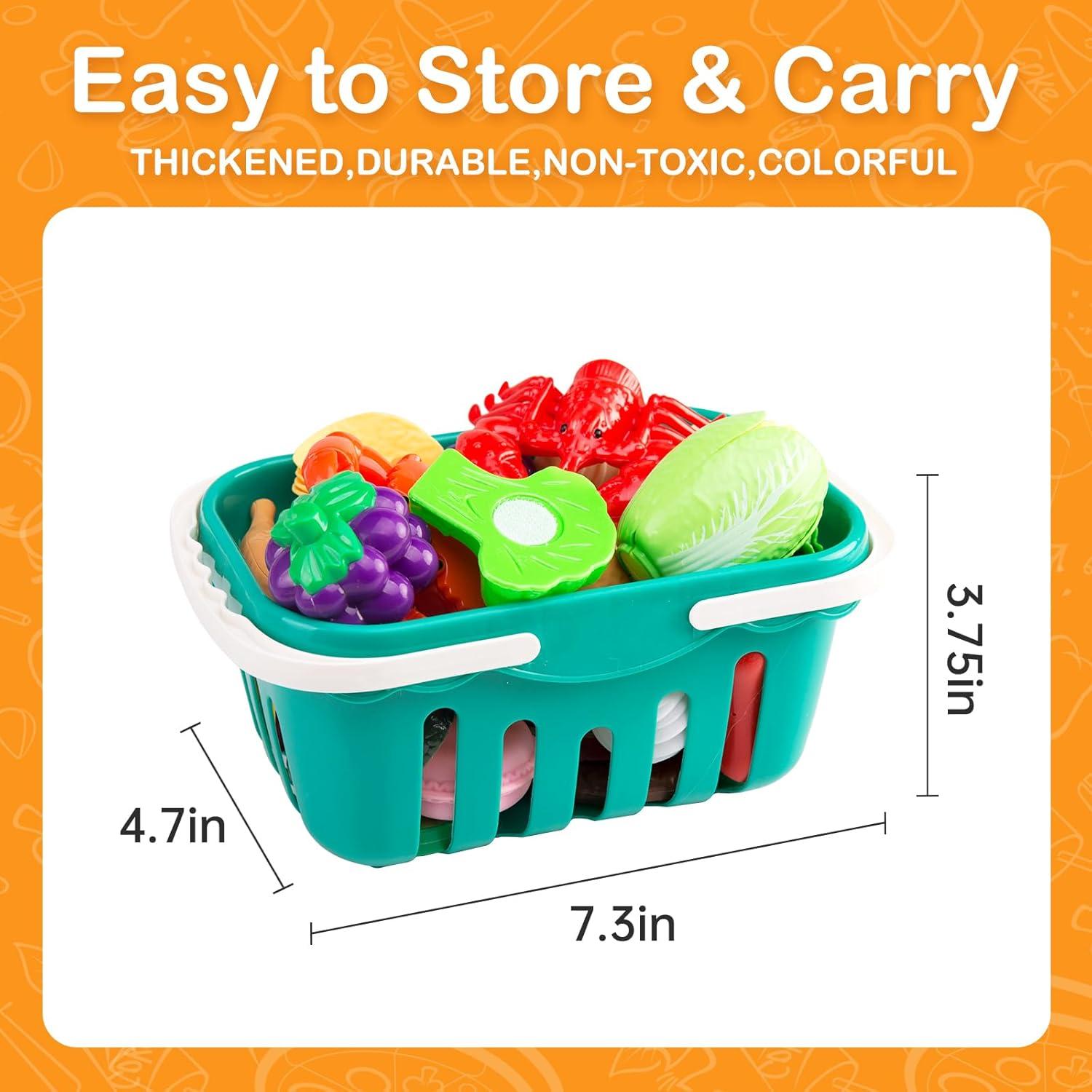 Juego de Cocina 150Pcs JokerKing - Accesorios para Niños Turquesa