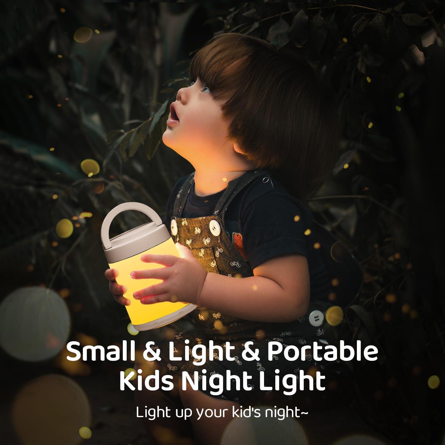 Luz Nocturna Portátil One Fire para Bebés 10 Colores 8 Brillos